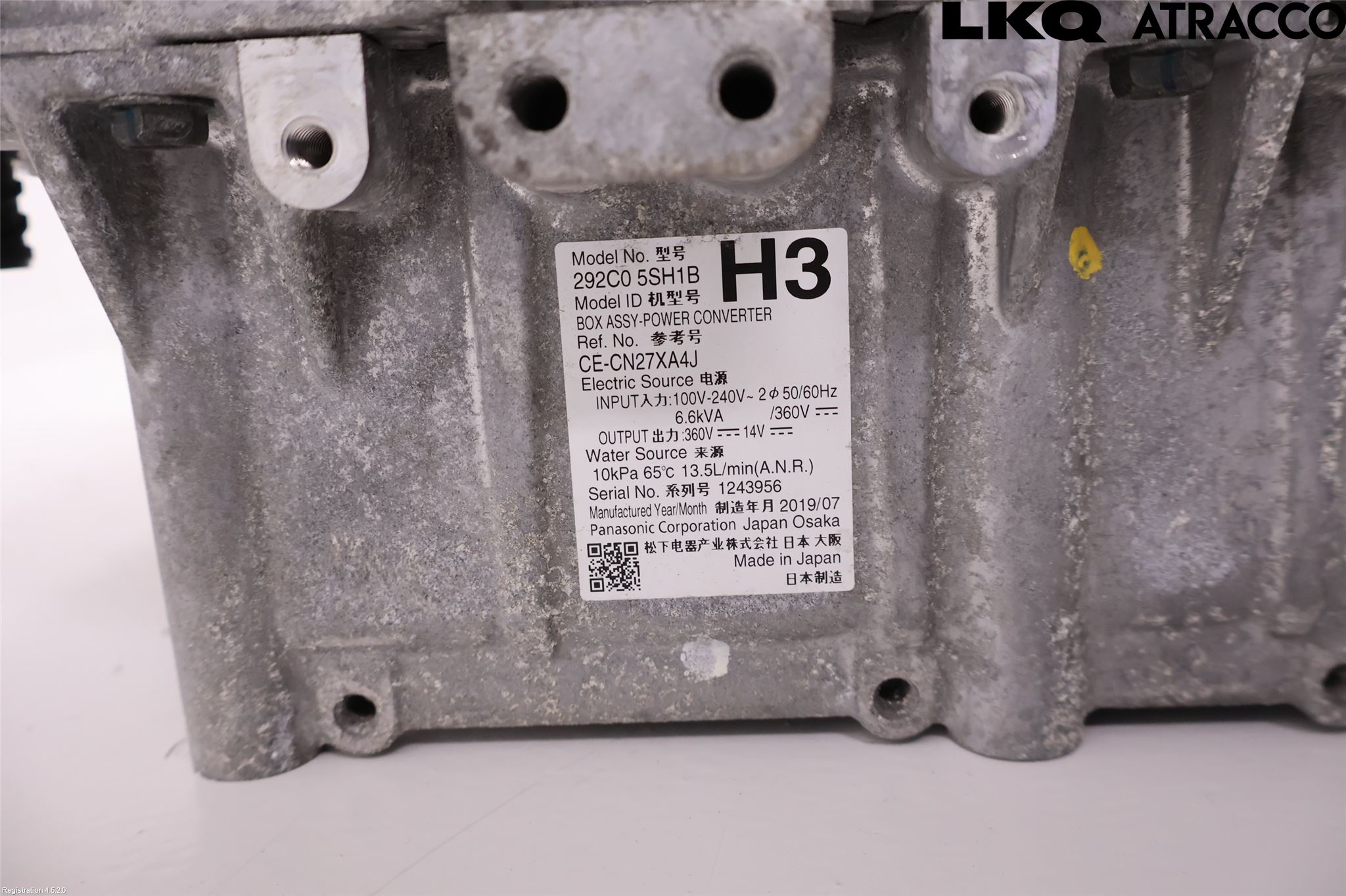 Nissan LEAF 18- Batteriladdare Högspänning