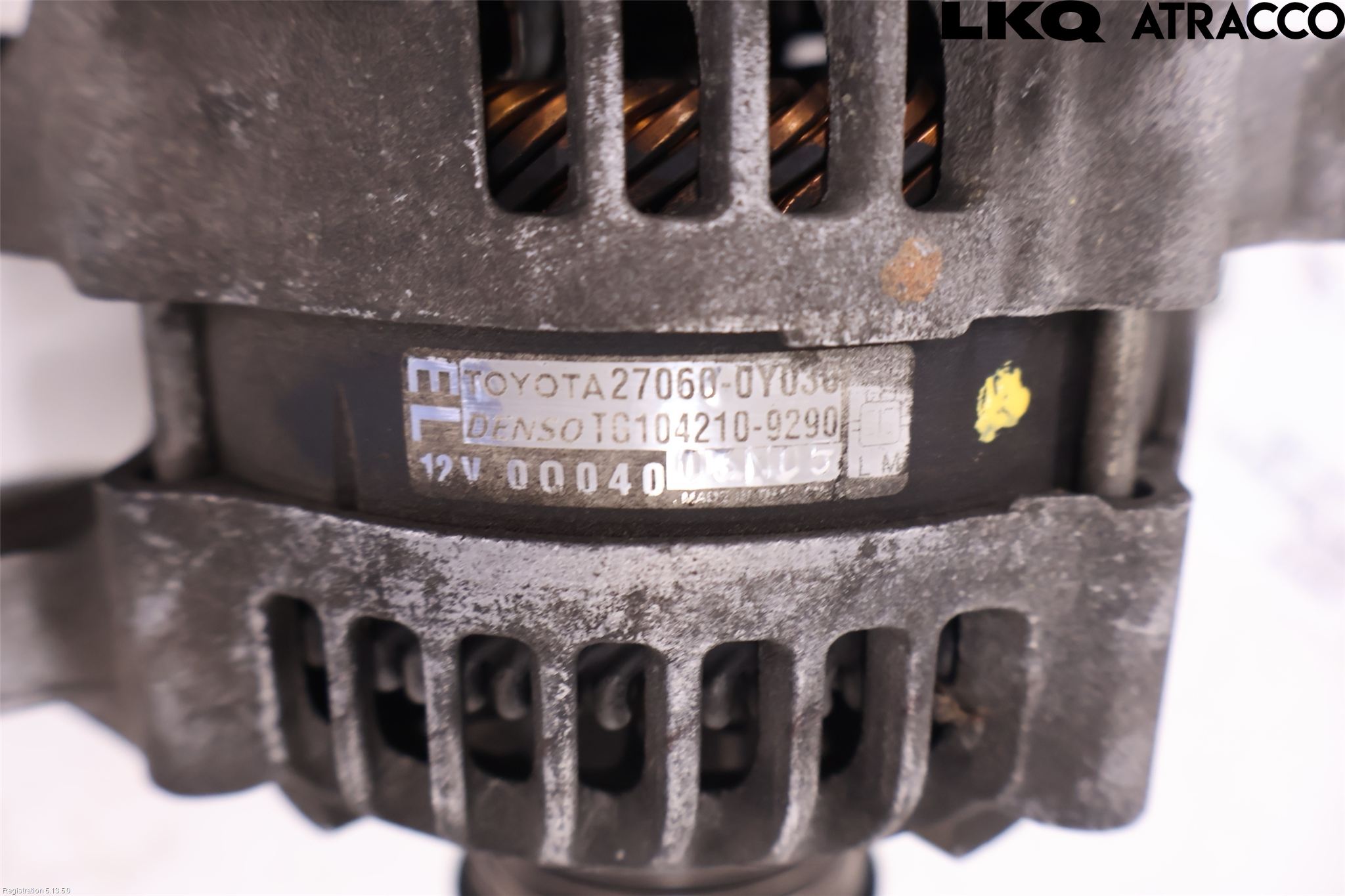 Toyota YARIS XP90 06-11 Generator