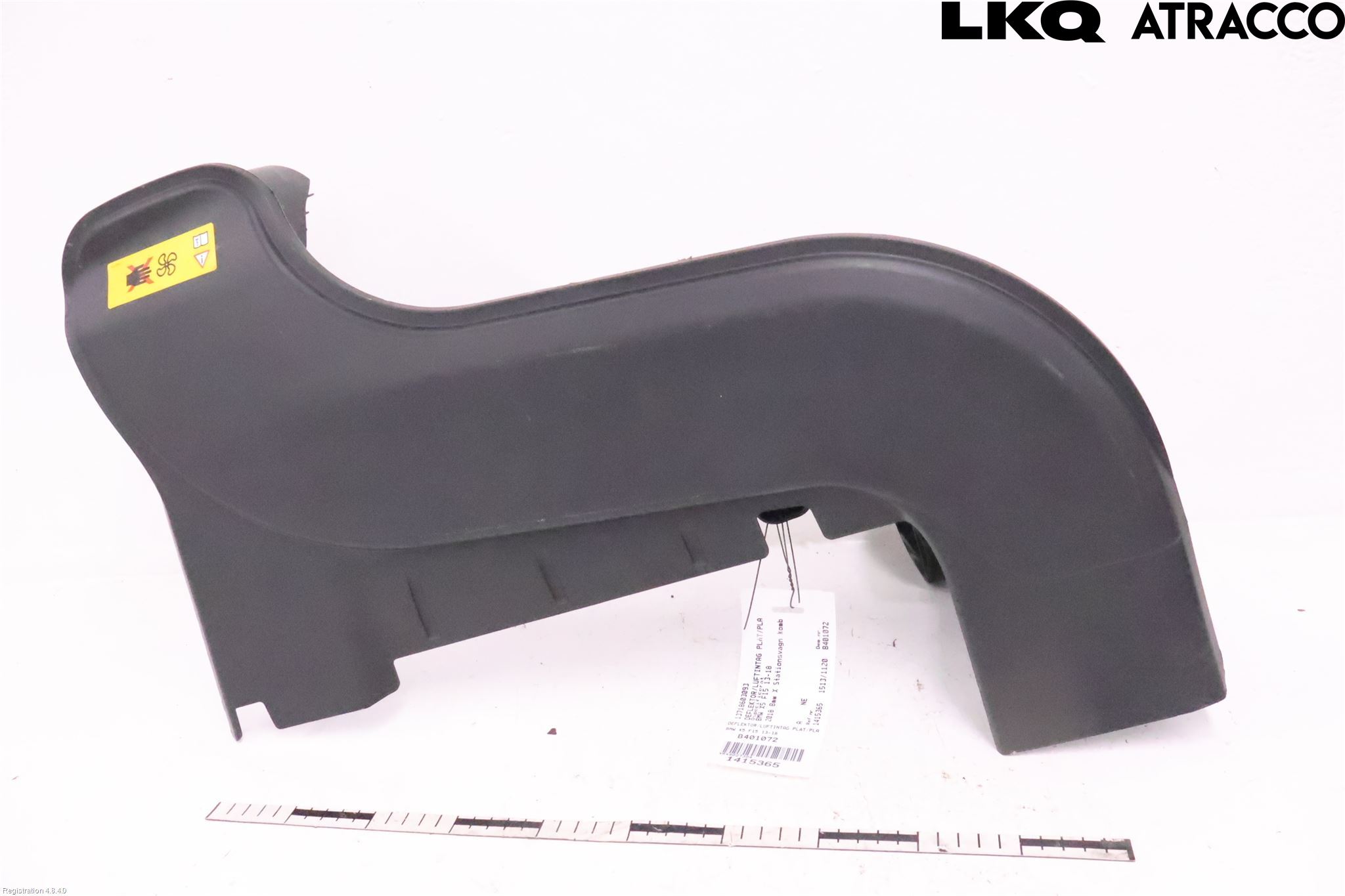 BMW X5 F15 13-18 Deflektor Plåt-Plast Kylning