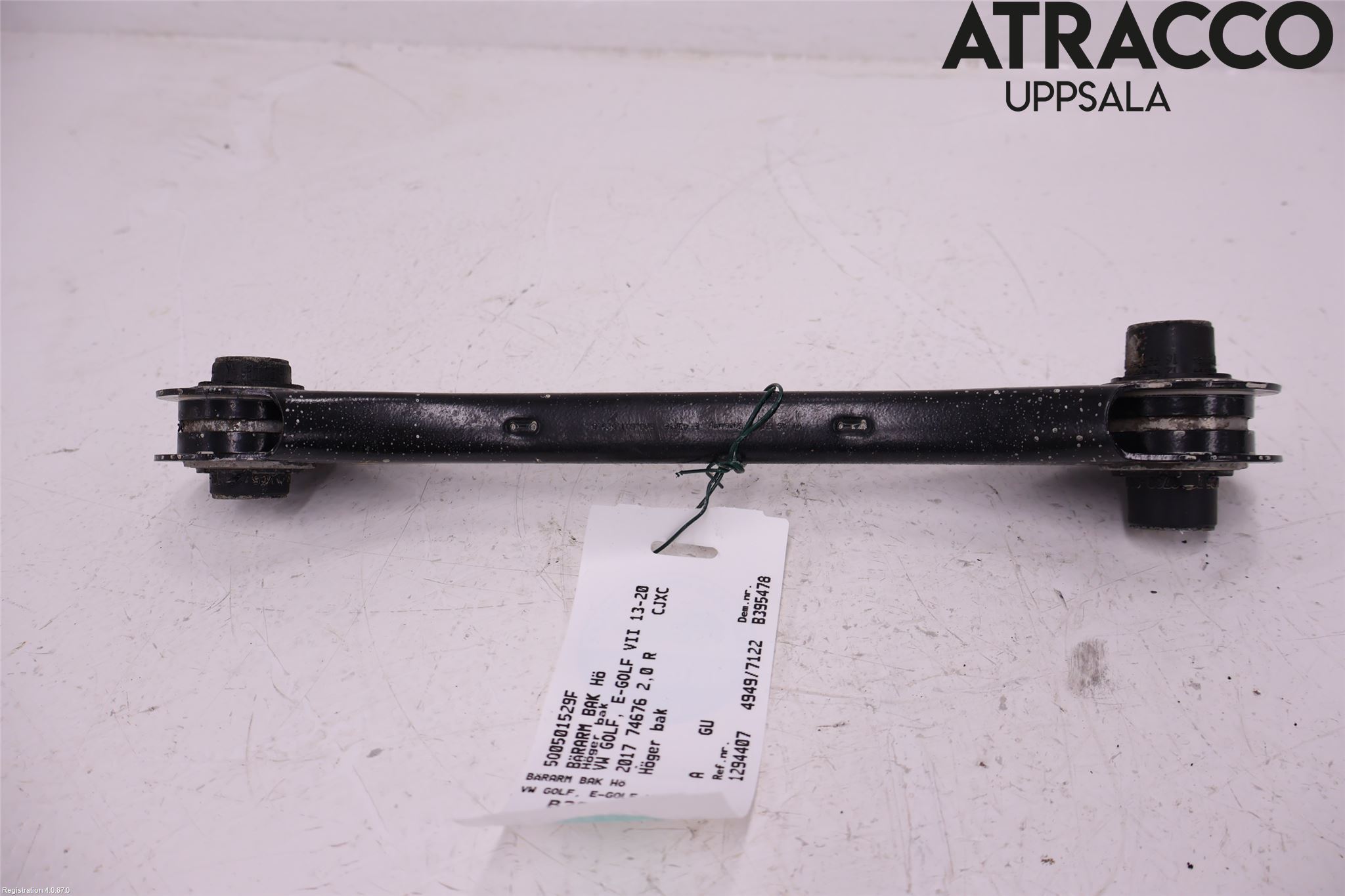 Volkswagen VW GOLF / E-GOLF VII 13-20 Bärarm Bak Höger
