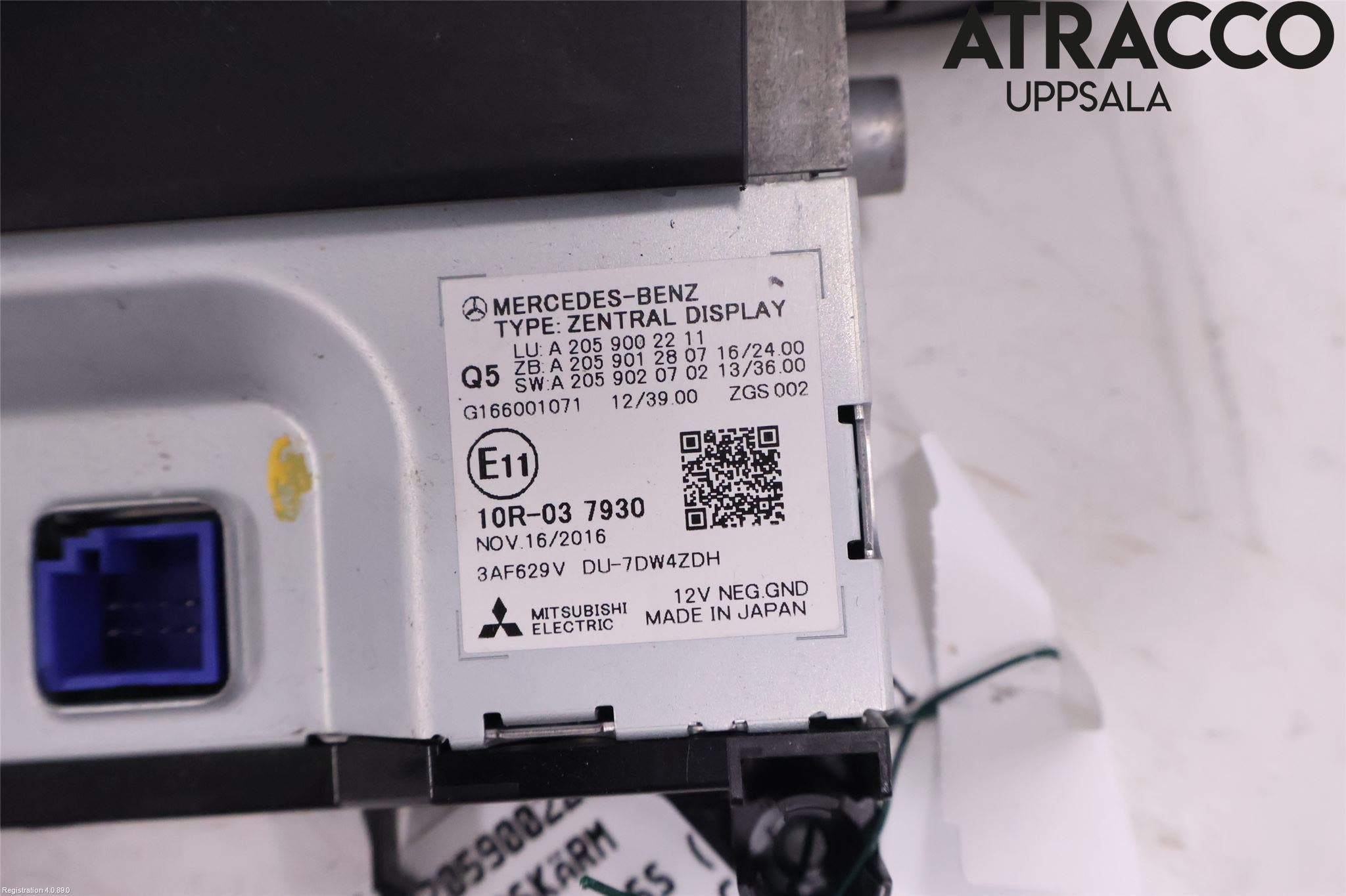 Mercedes-Benz MB C-KLASS (W205) 14-21 Bildskärm