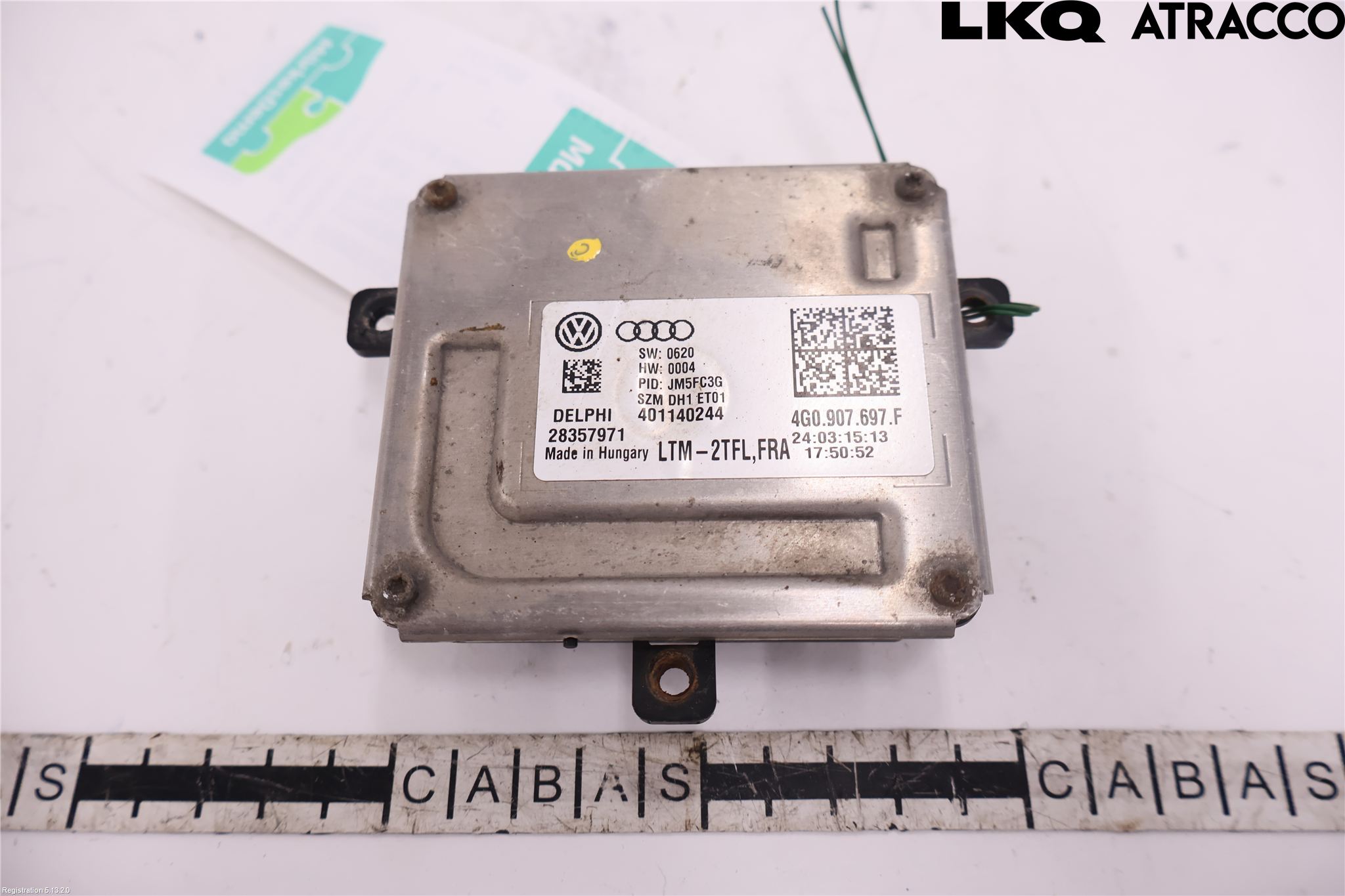Volkswagen VW PASSAT 15-19 Styrenhet Strålkastare