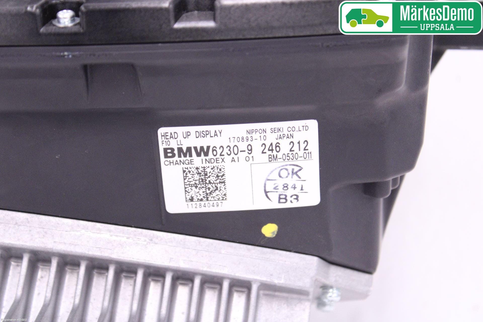 BMW 5 F10/F11/F18 09-17 Bildskärm