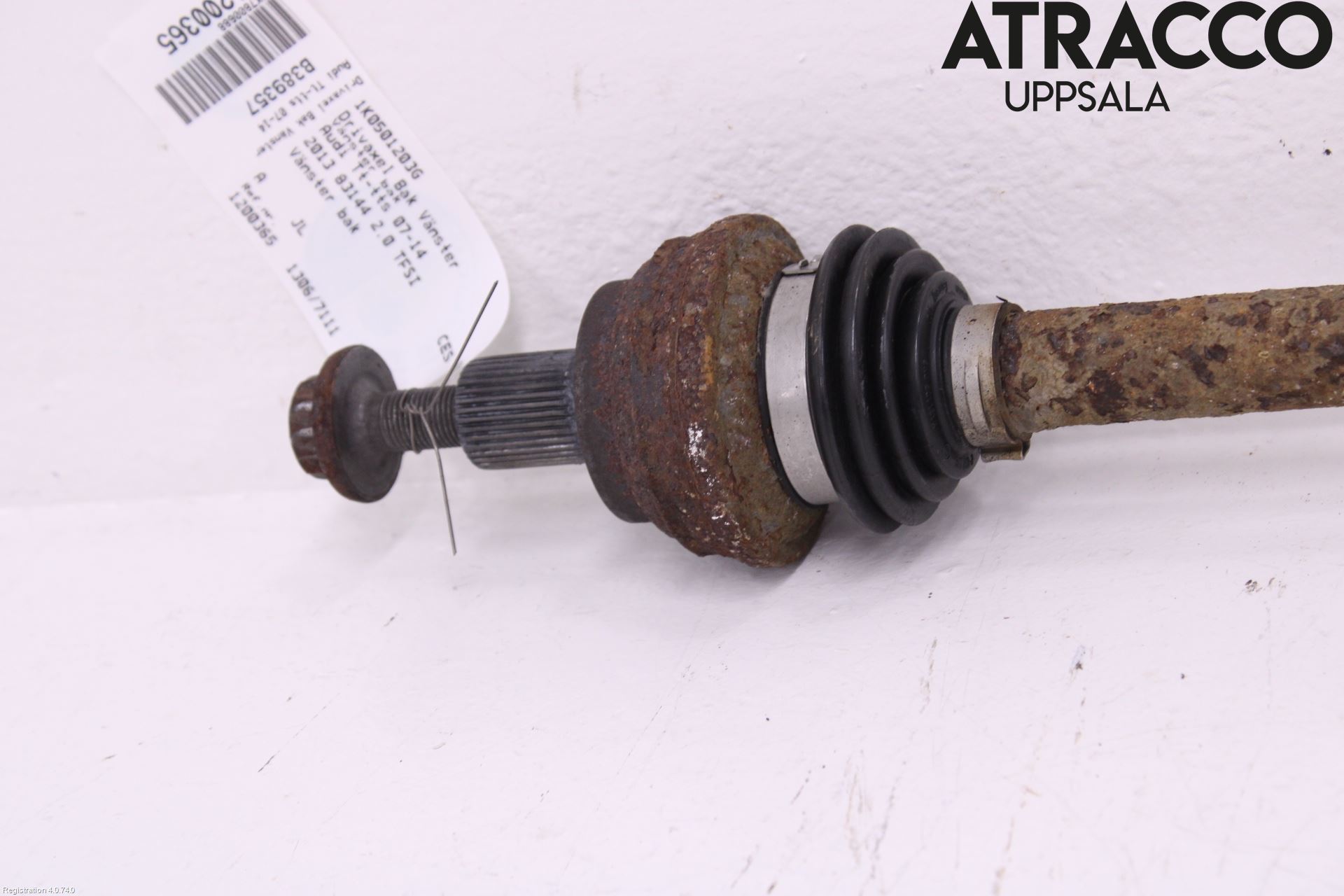 Audi TT/TTS 07-14 Drivaxel Bak Vänster