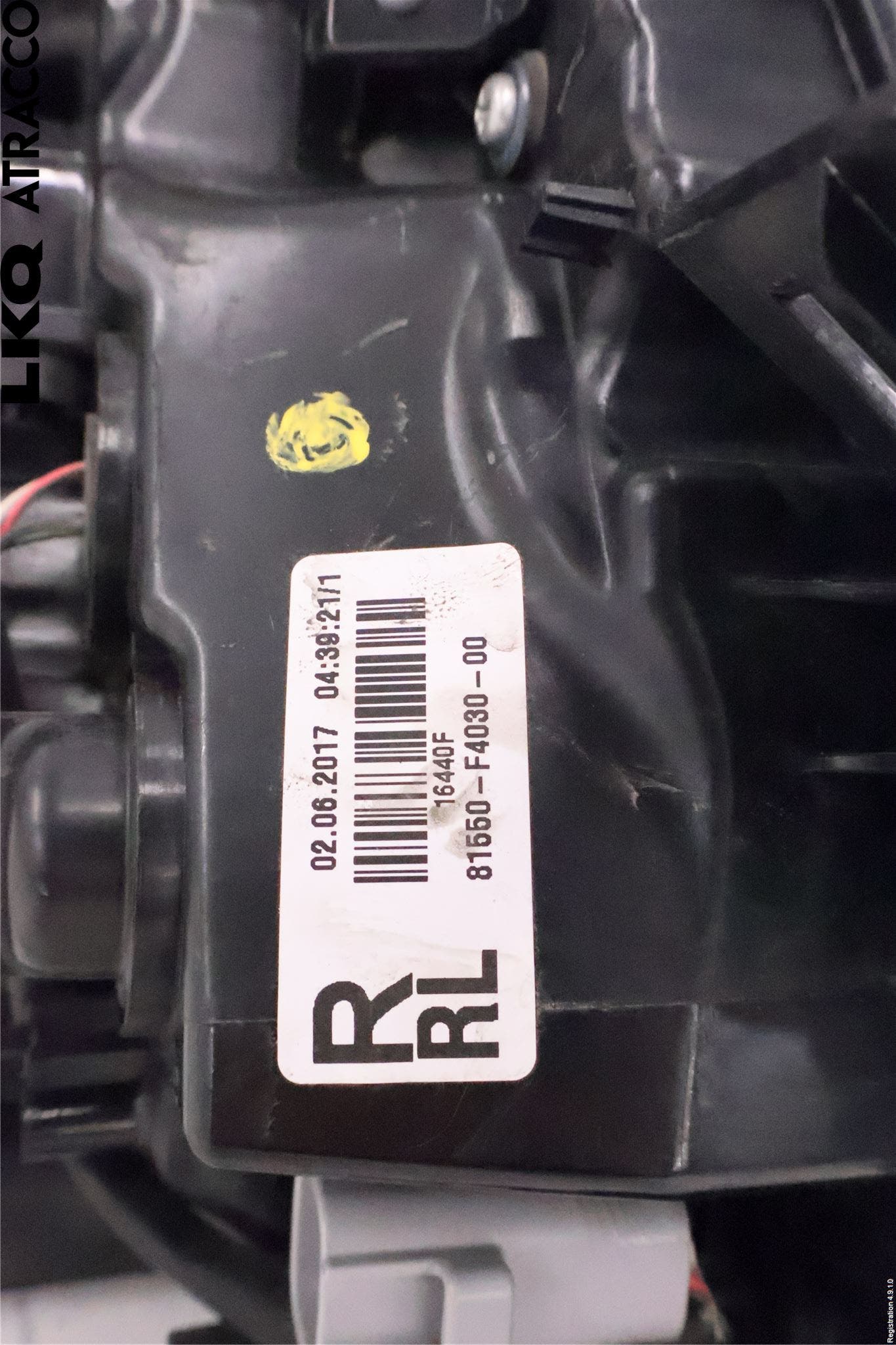 Toyota C-HR 16-23 Bakljus Höger