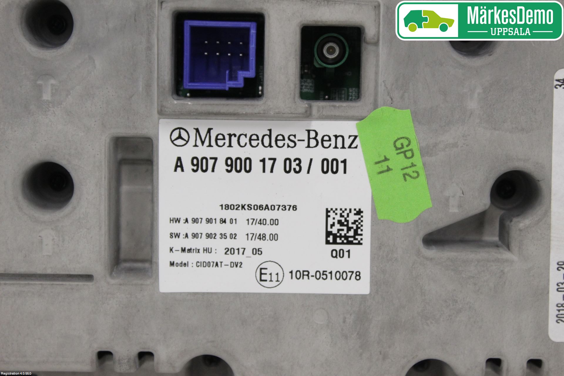 Mercedes-Benz MB SPRINTER (W907/W910) 19- Bildskärm