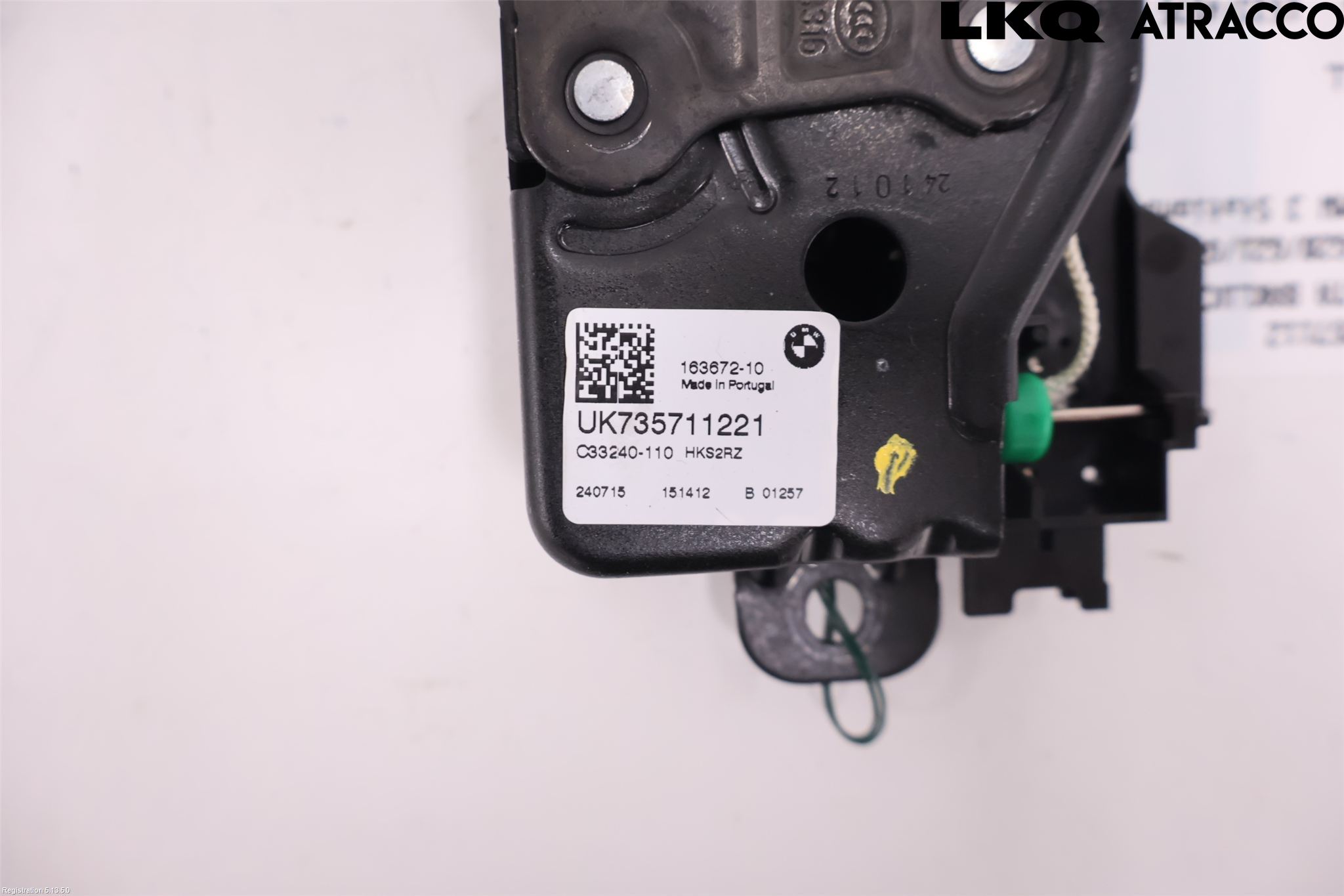 BMW 3 G20/G21/G80/G81 19- Låskista Baklucka