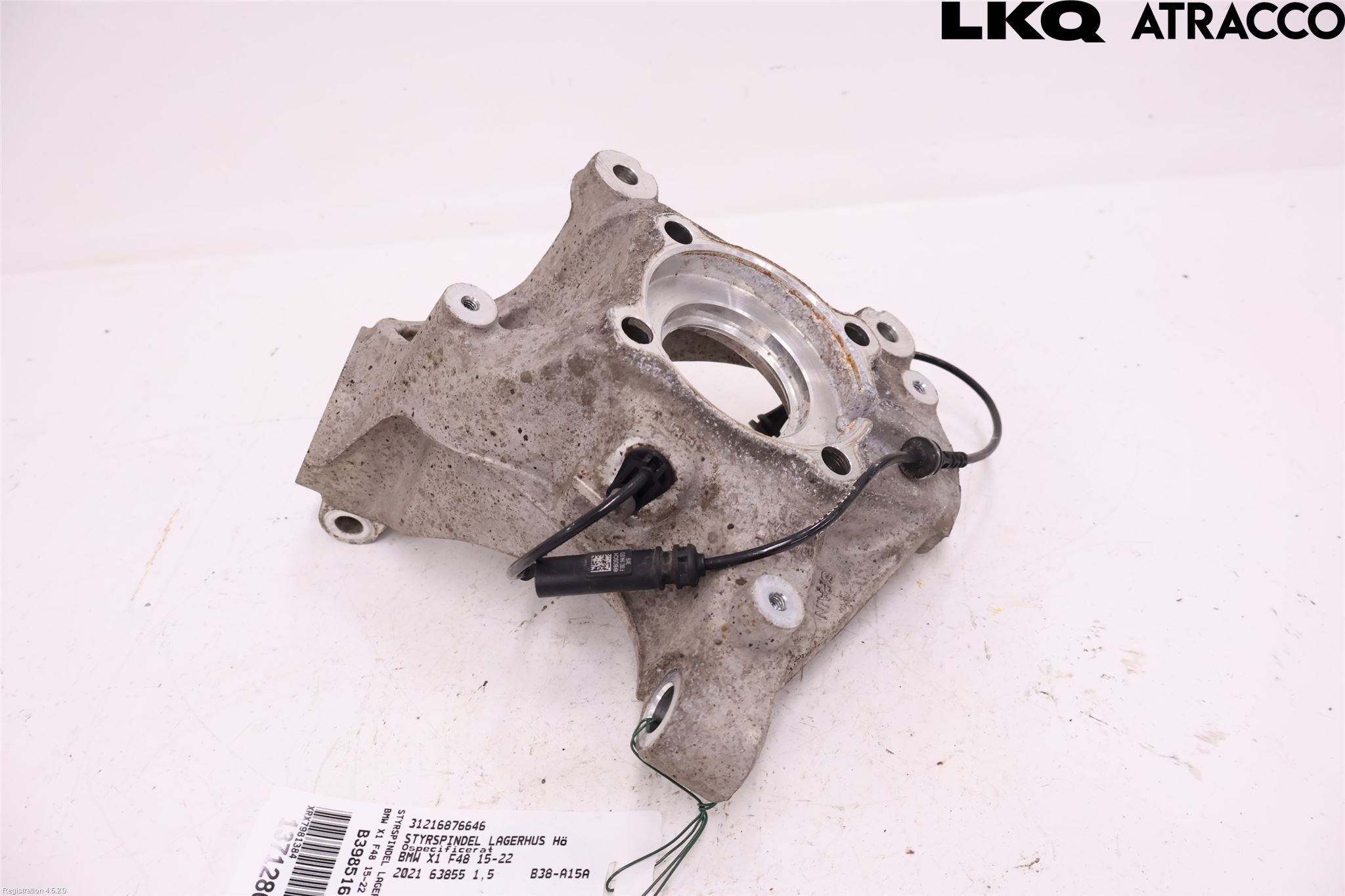 BMW X1 F48 15-22 Styrspindel Lagerhus Hö