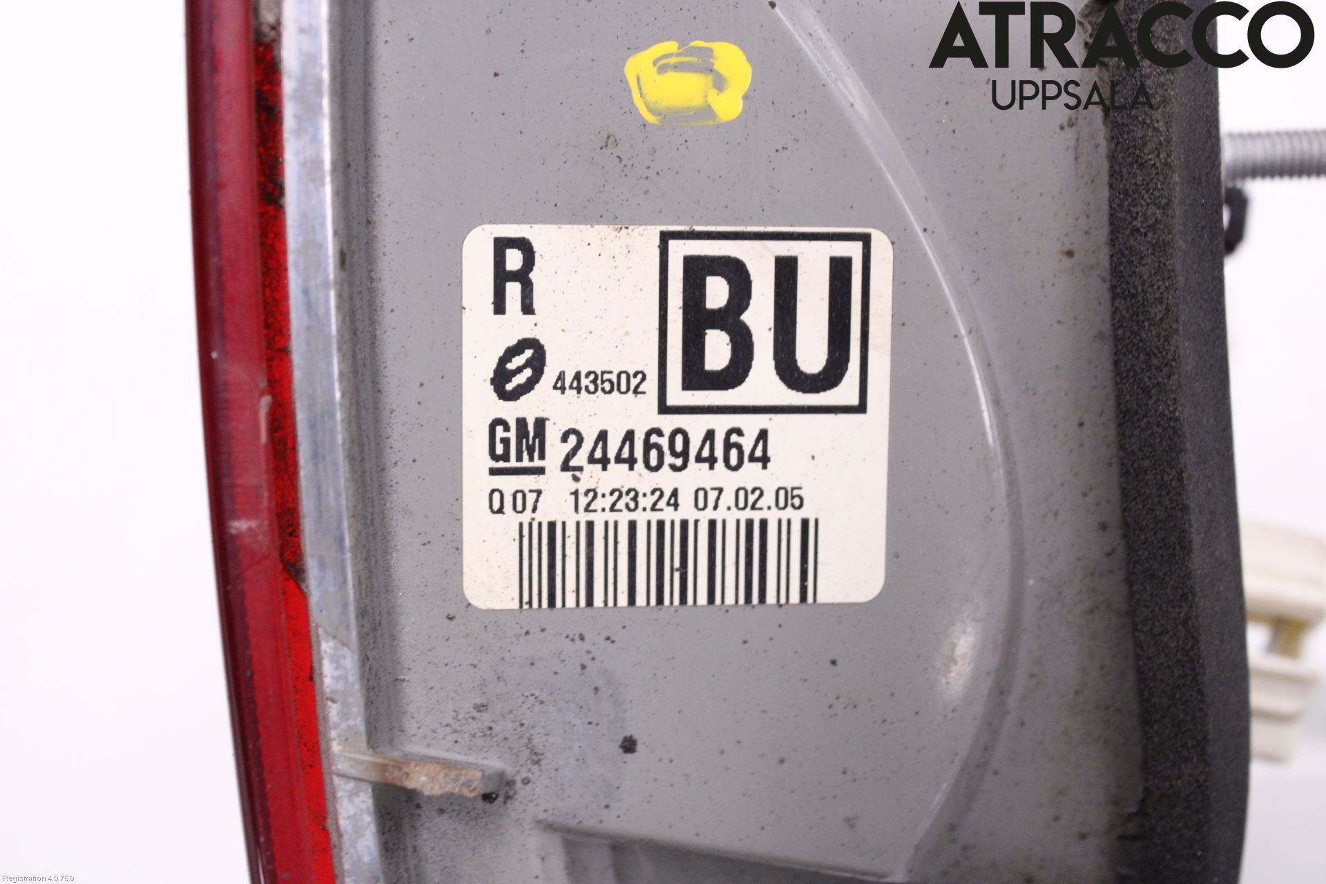 Opel VECTRA C 02-05 Bakljus Lucka Hö