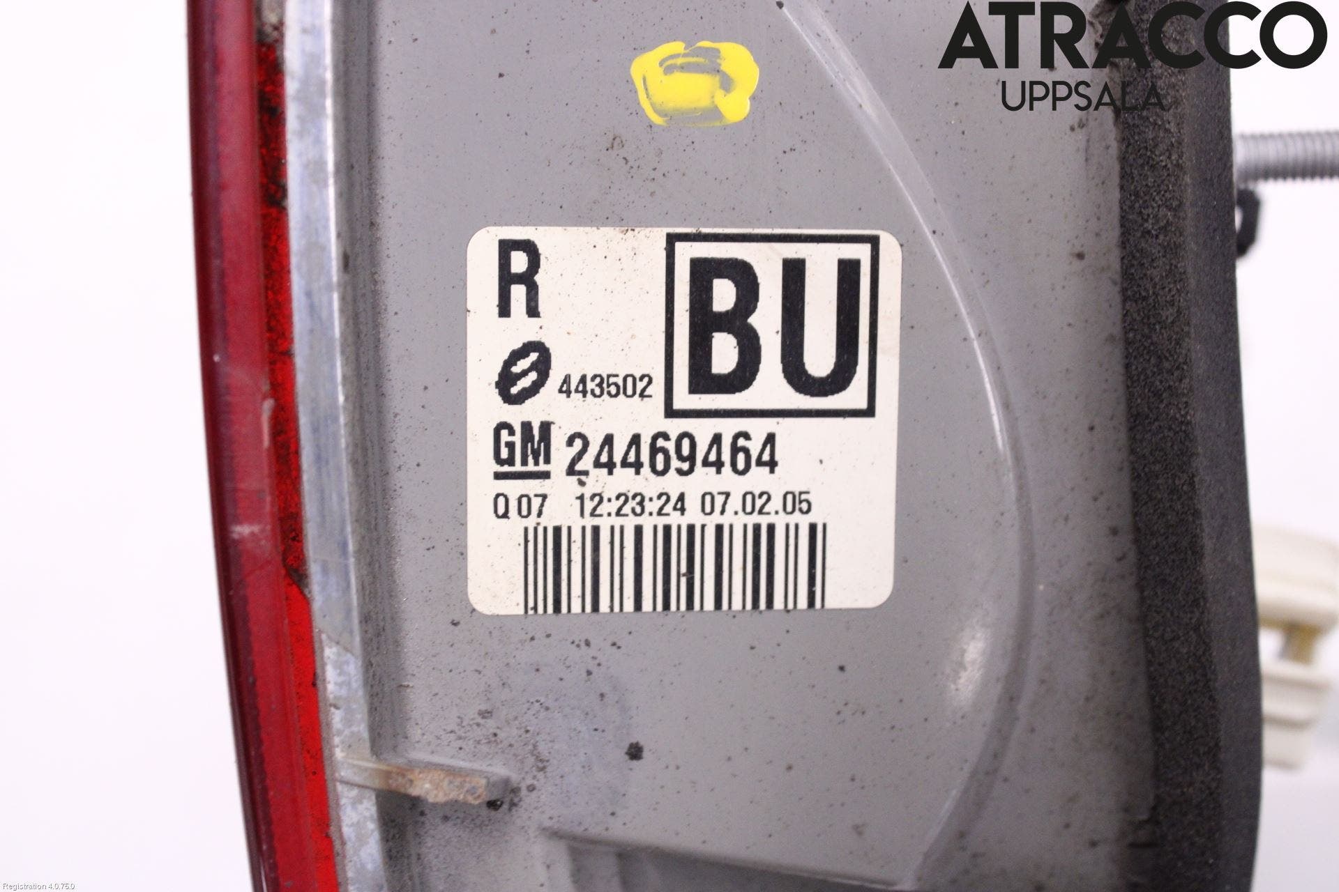 Opel VECTRA C 02-05 Bakljus Lucka Hö