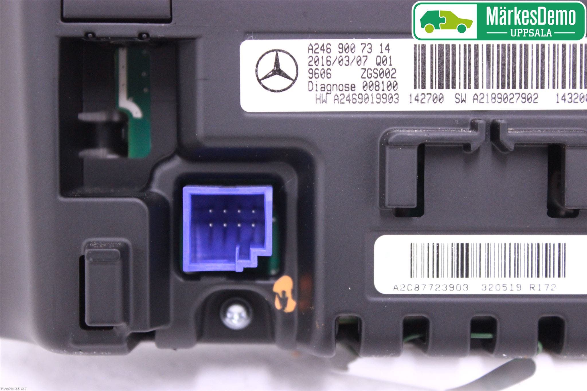 Mercedes-Benz MB A-KLASS (W176) 13-18 Bildskärm