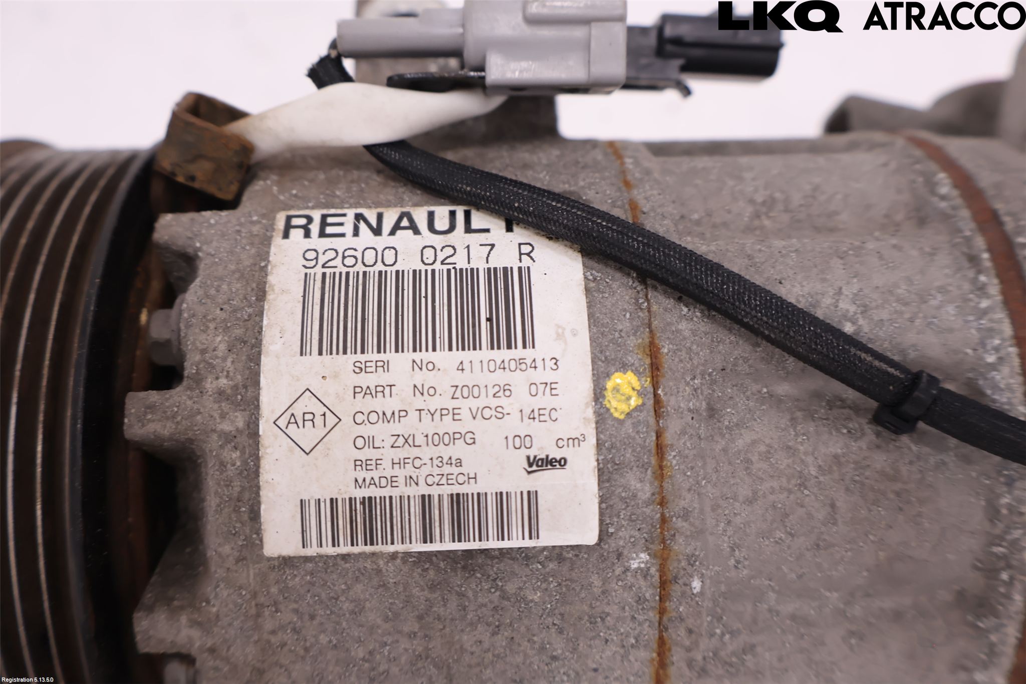 Renault CAPTUR 13-19 Ac Kompressor