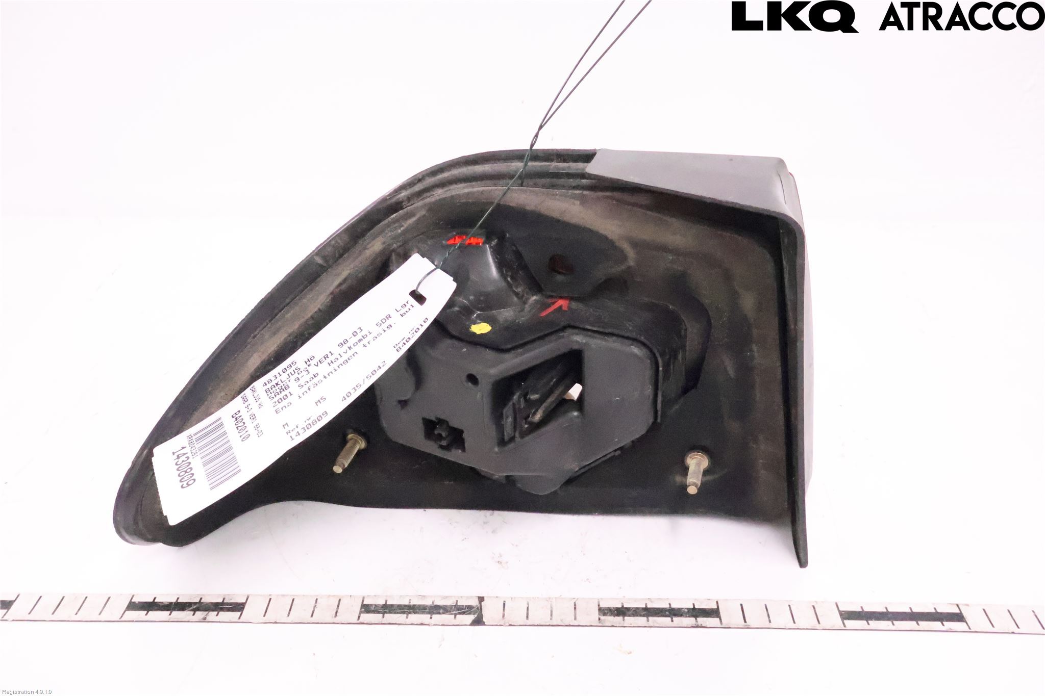 Saab 9-3 VER 1 98-03 Bakljus Höger