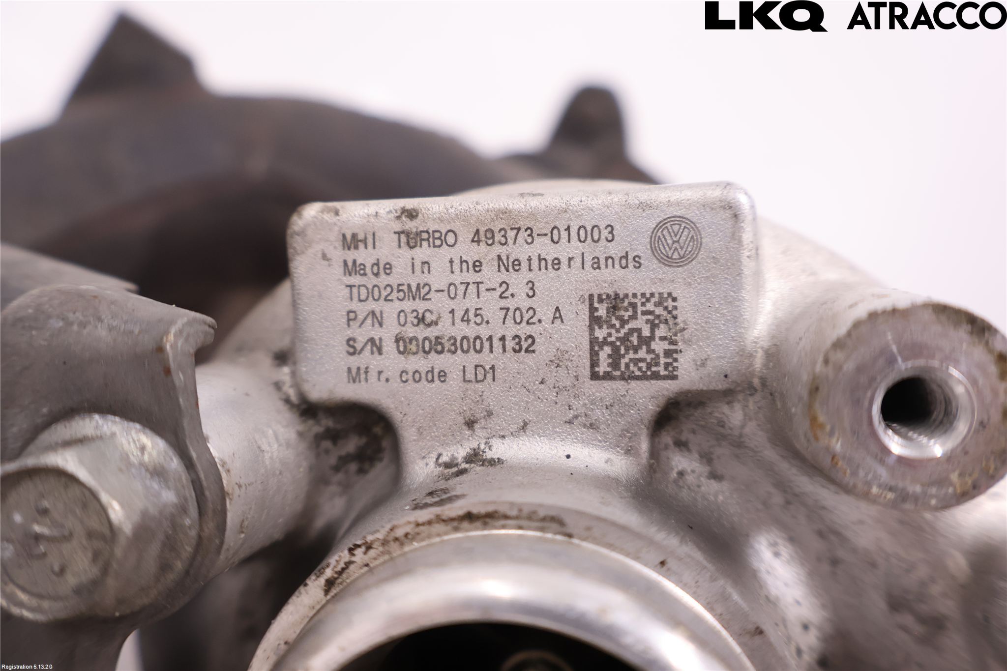 Volkswagen VW GOLF VI 09-13 Turboaggregat