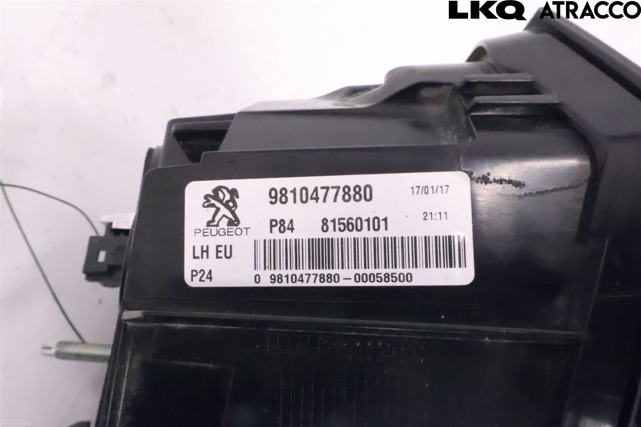 Peugeot 3008 17-24 Bakljus Lucka Vä