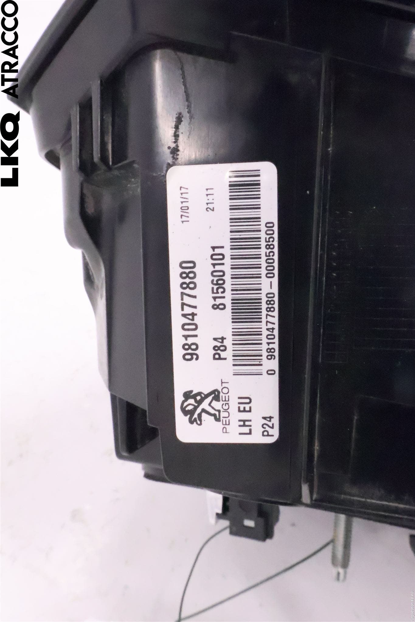 Peugeot 3008 17-24 Bakljus Lucka Vä