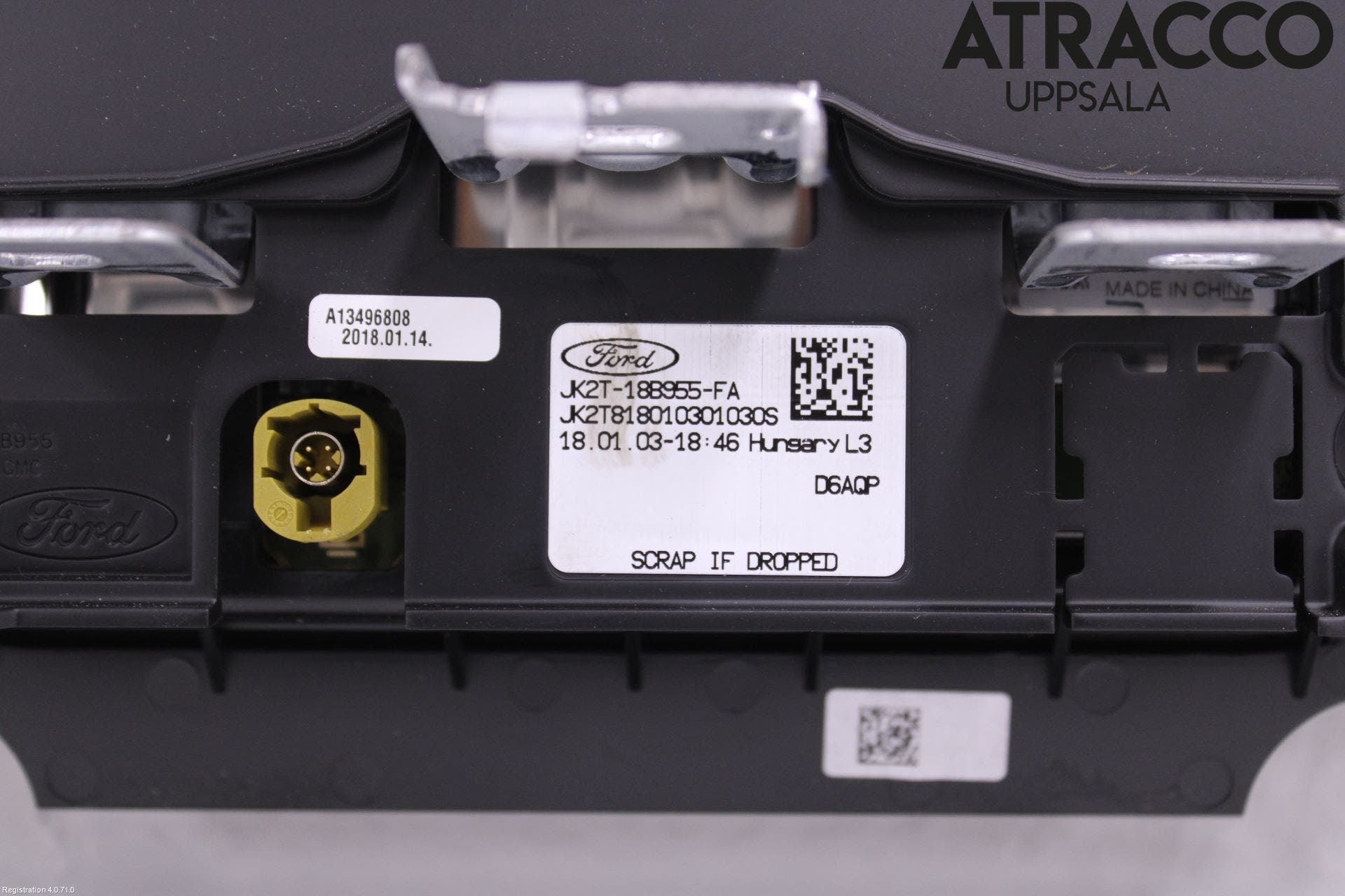 Ford TRANSIT/TOURNEO CUSTOM 13-24 Bildskärm