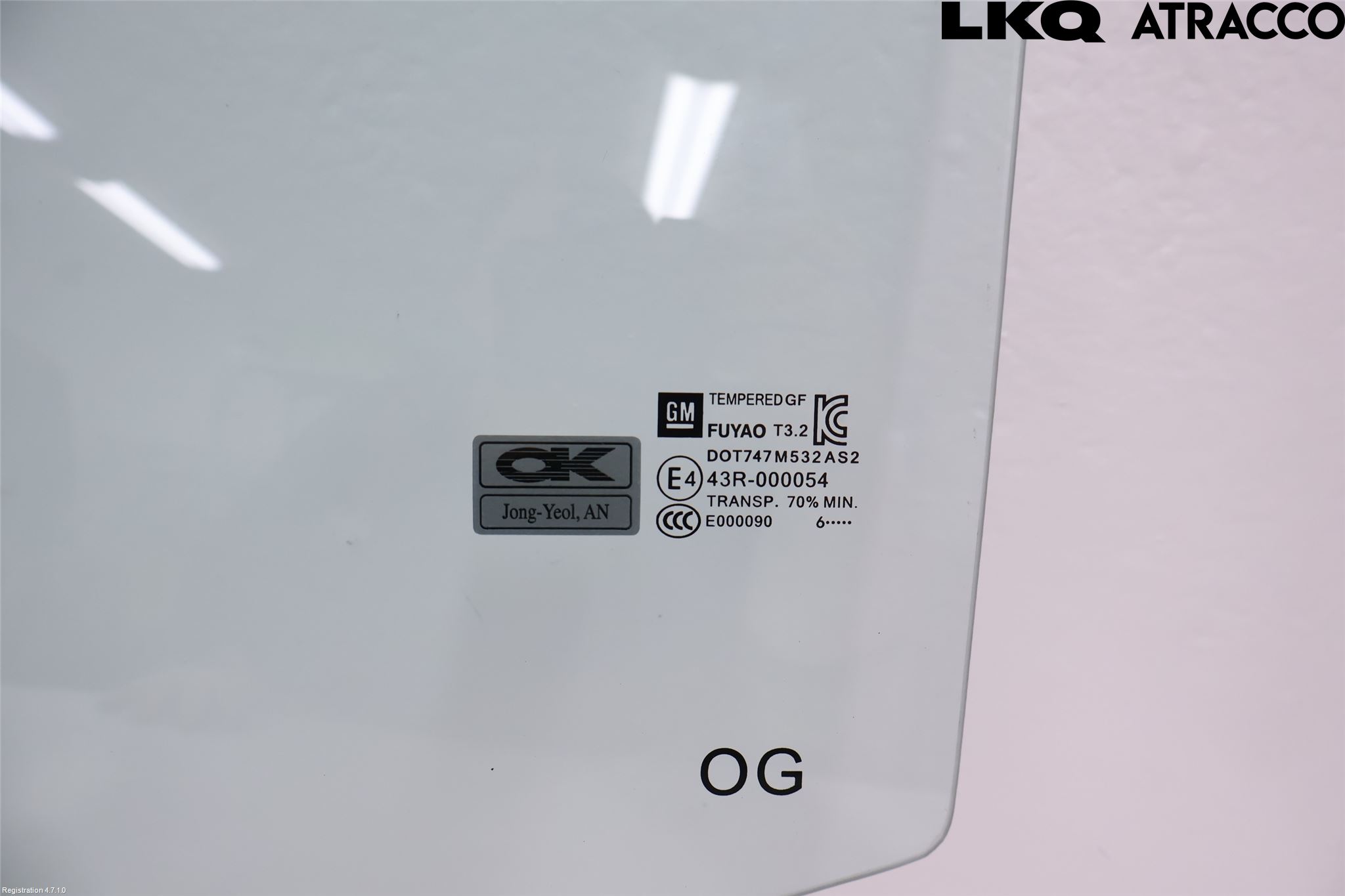 Opel KARL 16-19 Dörruta Bak Vänster