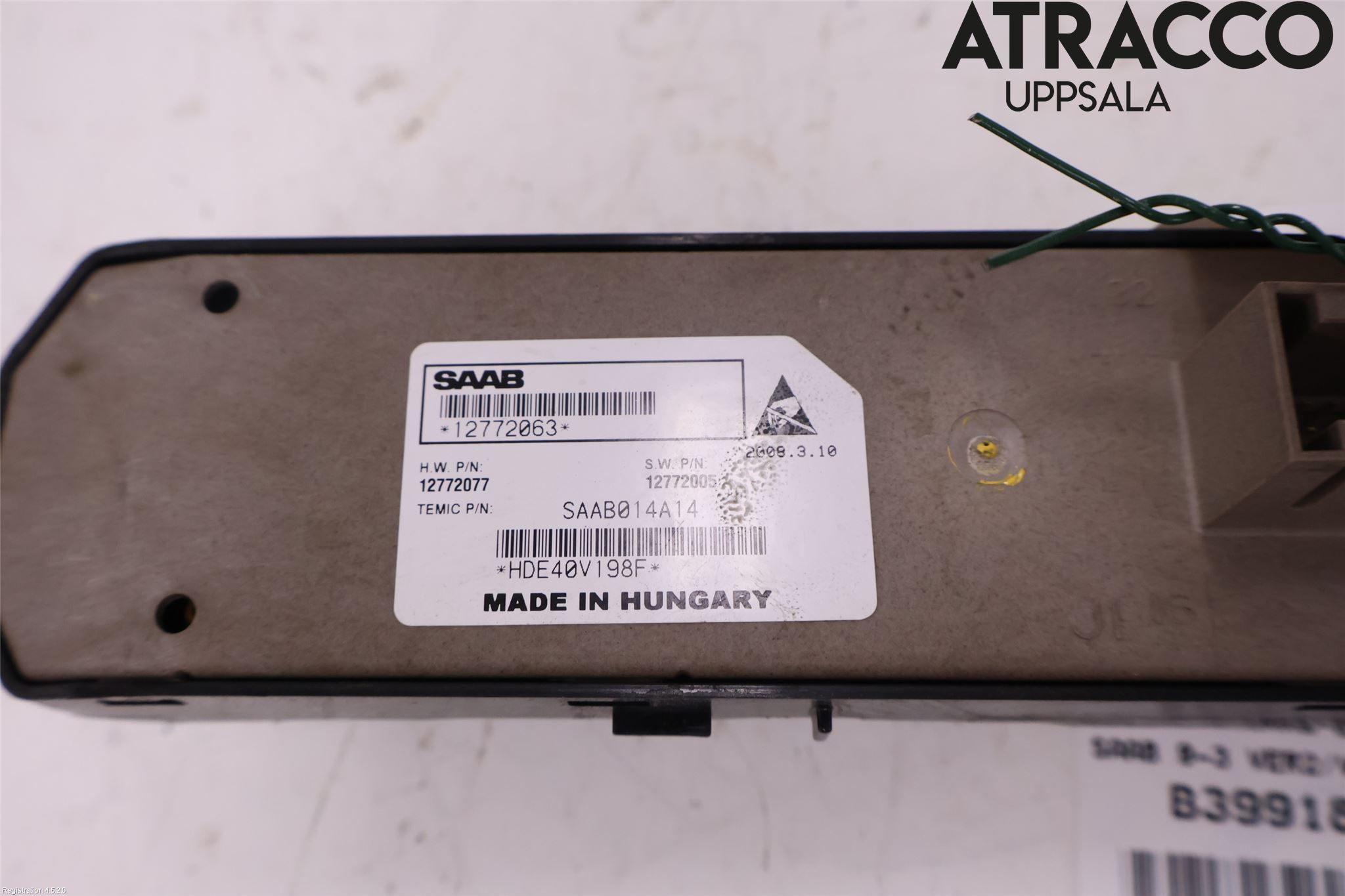 Saab 9-3 VER2/VER3 08-15 Strömställare Elhiss