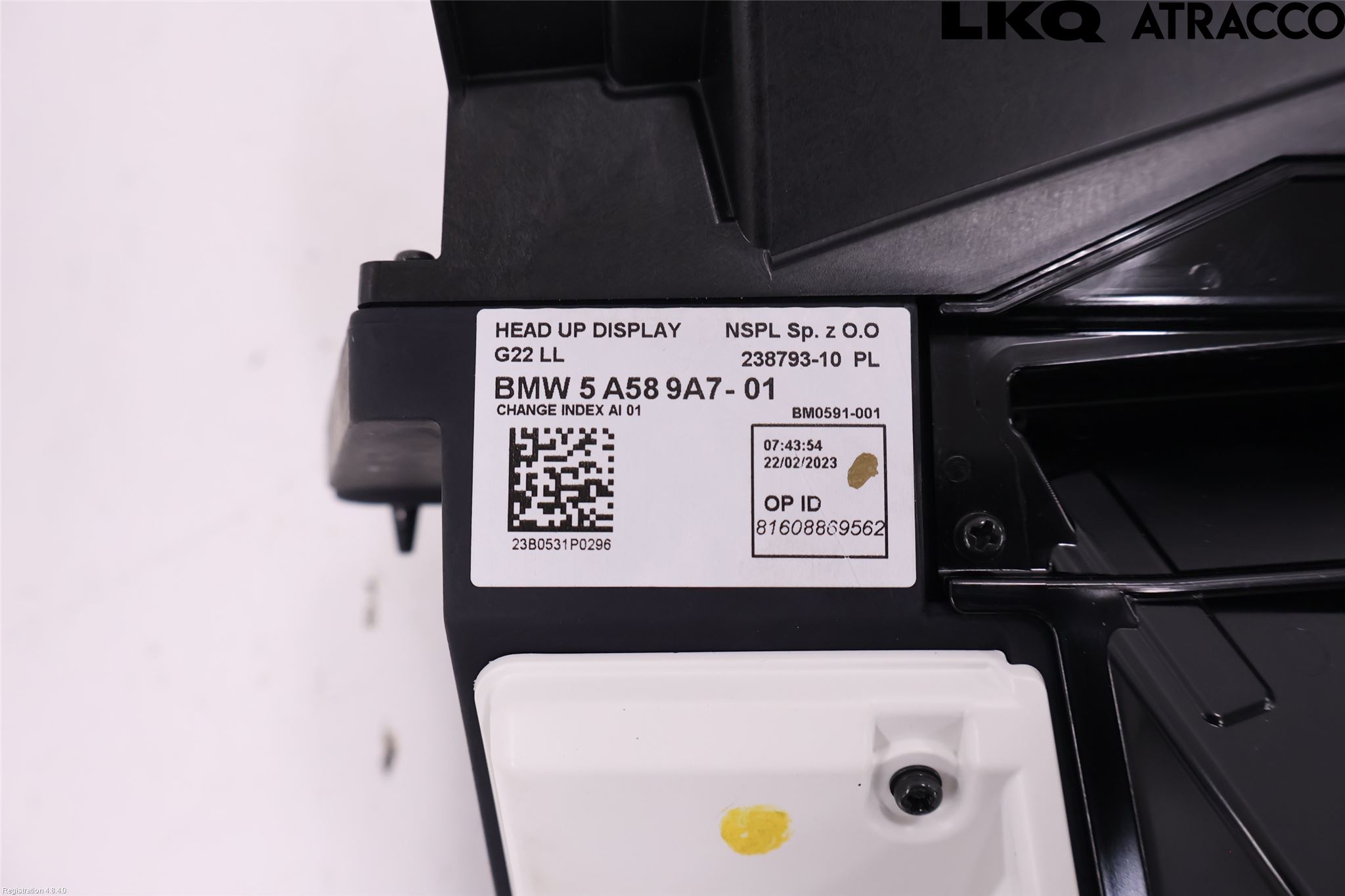 BMW 2 G42 22- Instrument Hast
