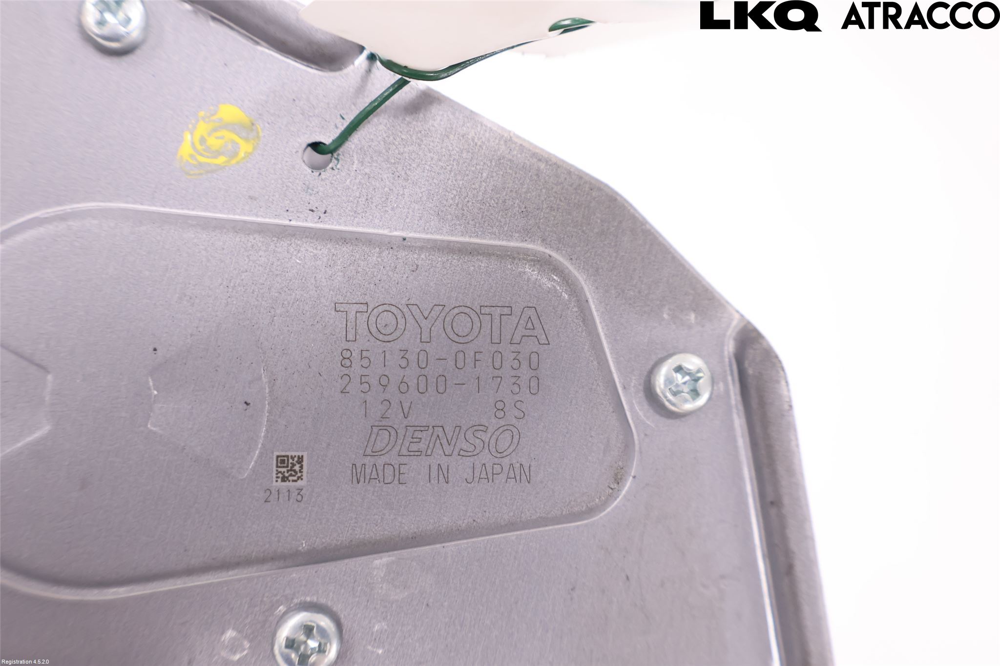 Toyota VERSO 09-18 Torkarmotor Baklucka