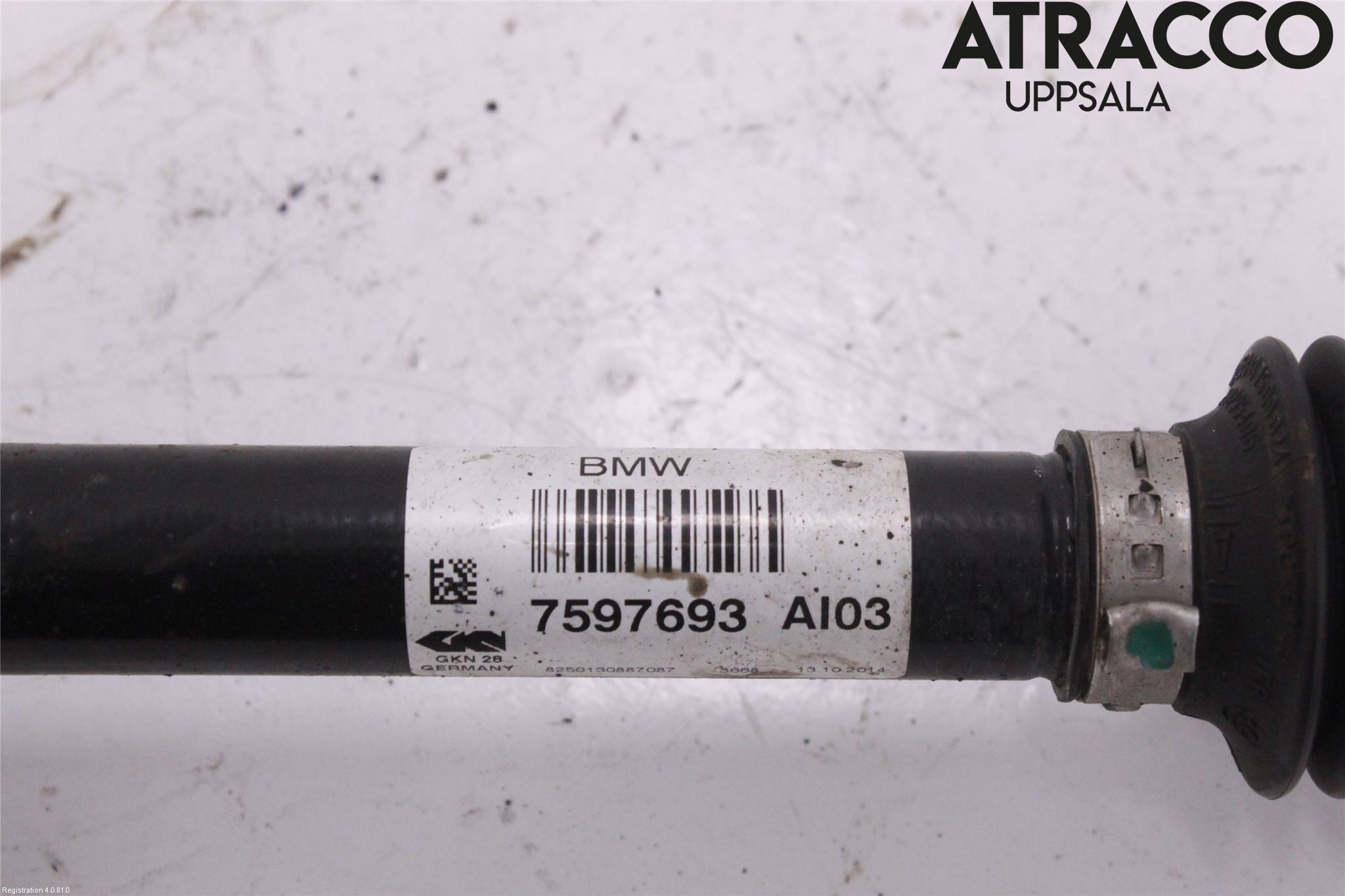 BMW 3 F30/F31/F80 12-19 Drivaxel Fram Vänster