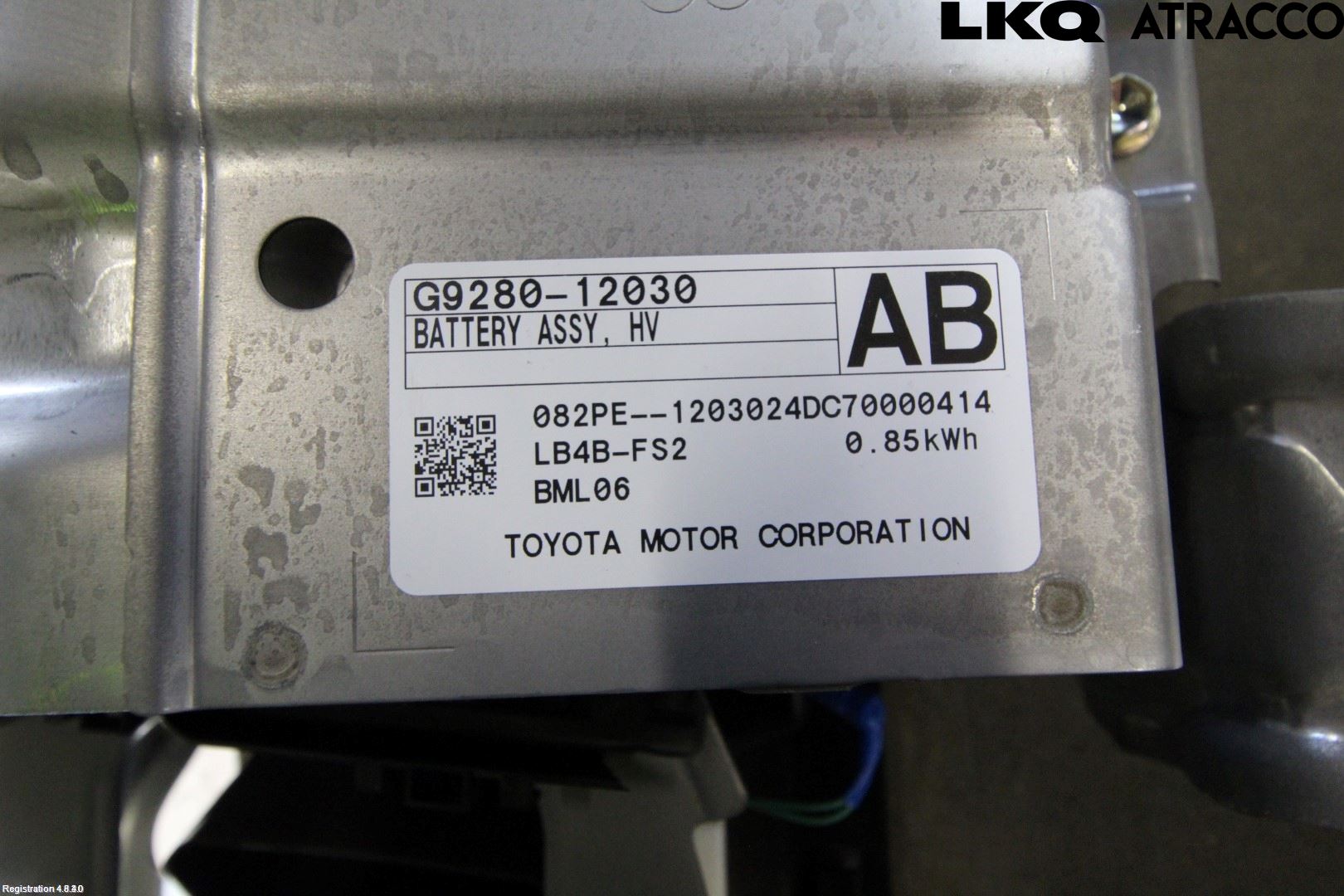 Toyota COROLLA 19- Batteri Högspänning