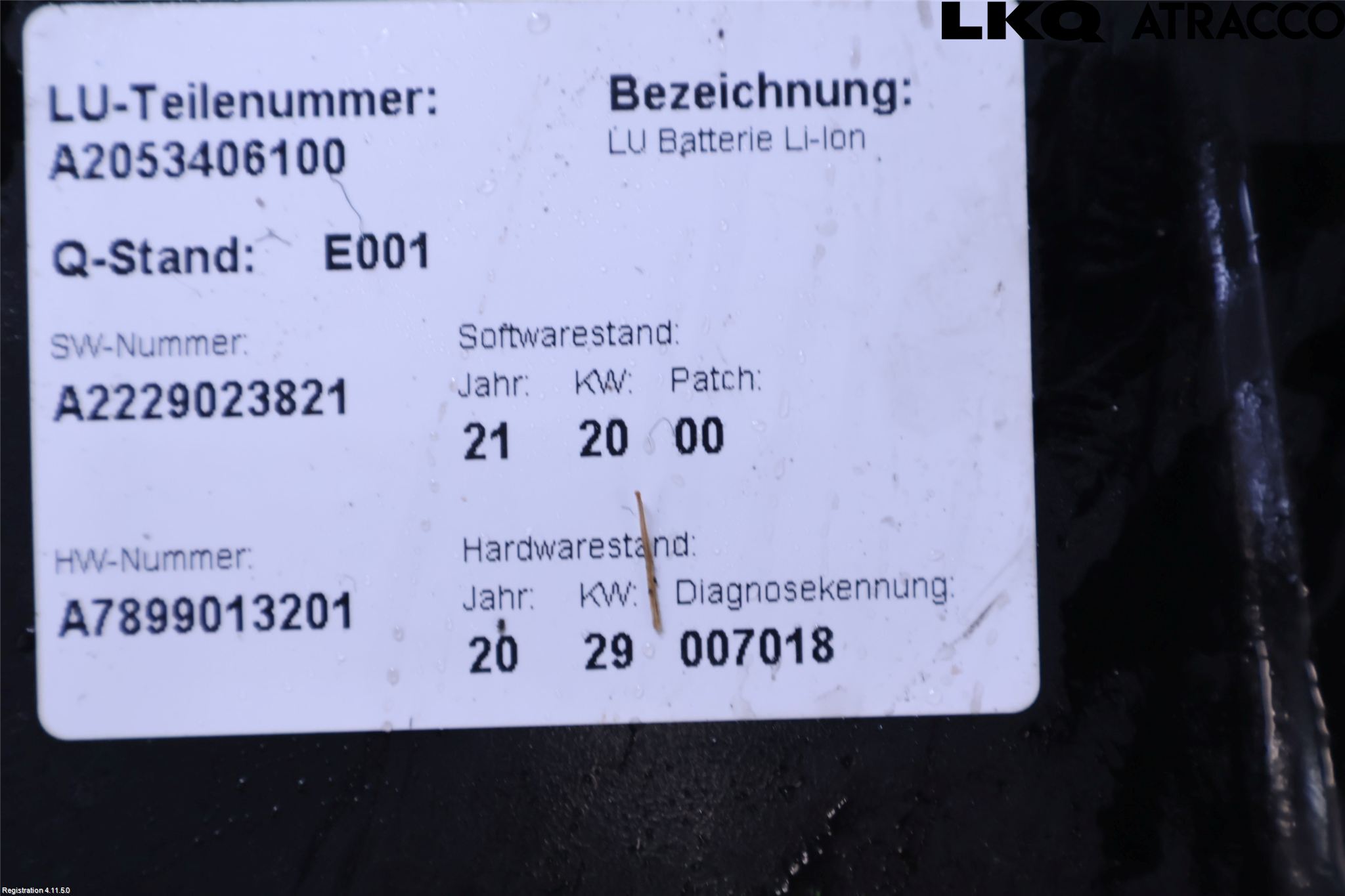 Mercedes-Benz MB E-KLASS (W213) 16-23 Batteri Högspänning