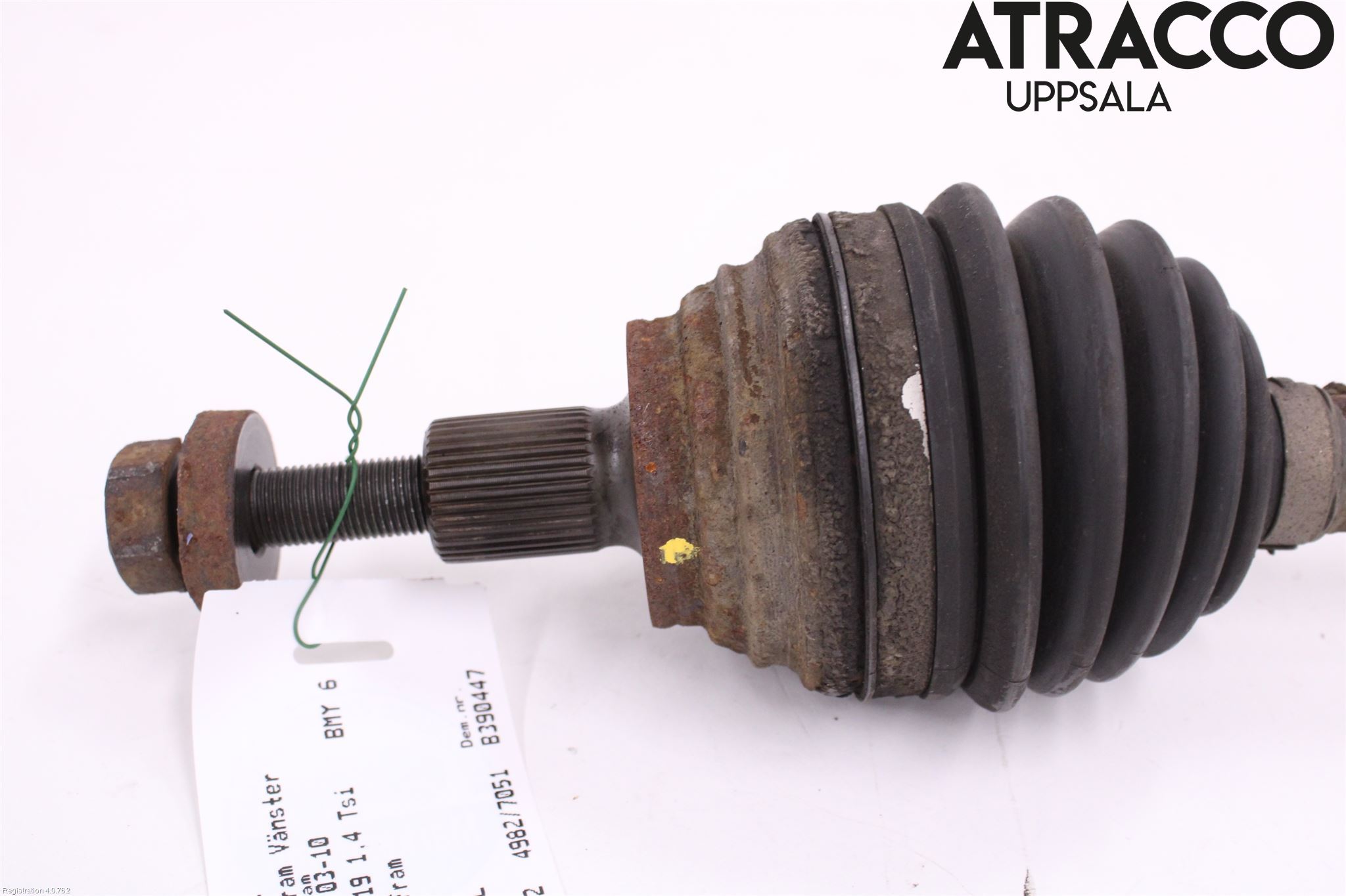 Volkswagen VW TOURAN 03-10 Drivaxel Fram Vänster