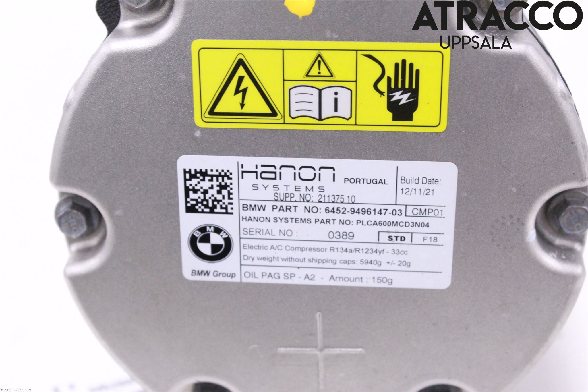 BMW 5 G30/G31/F90 17-23 Ac Kompressor