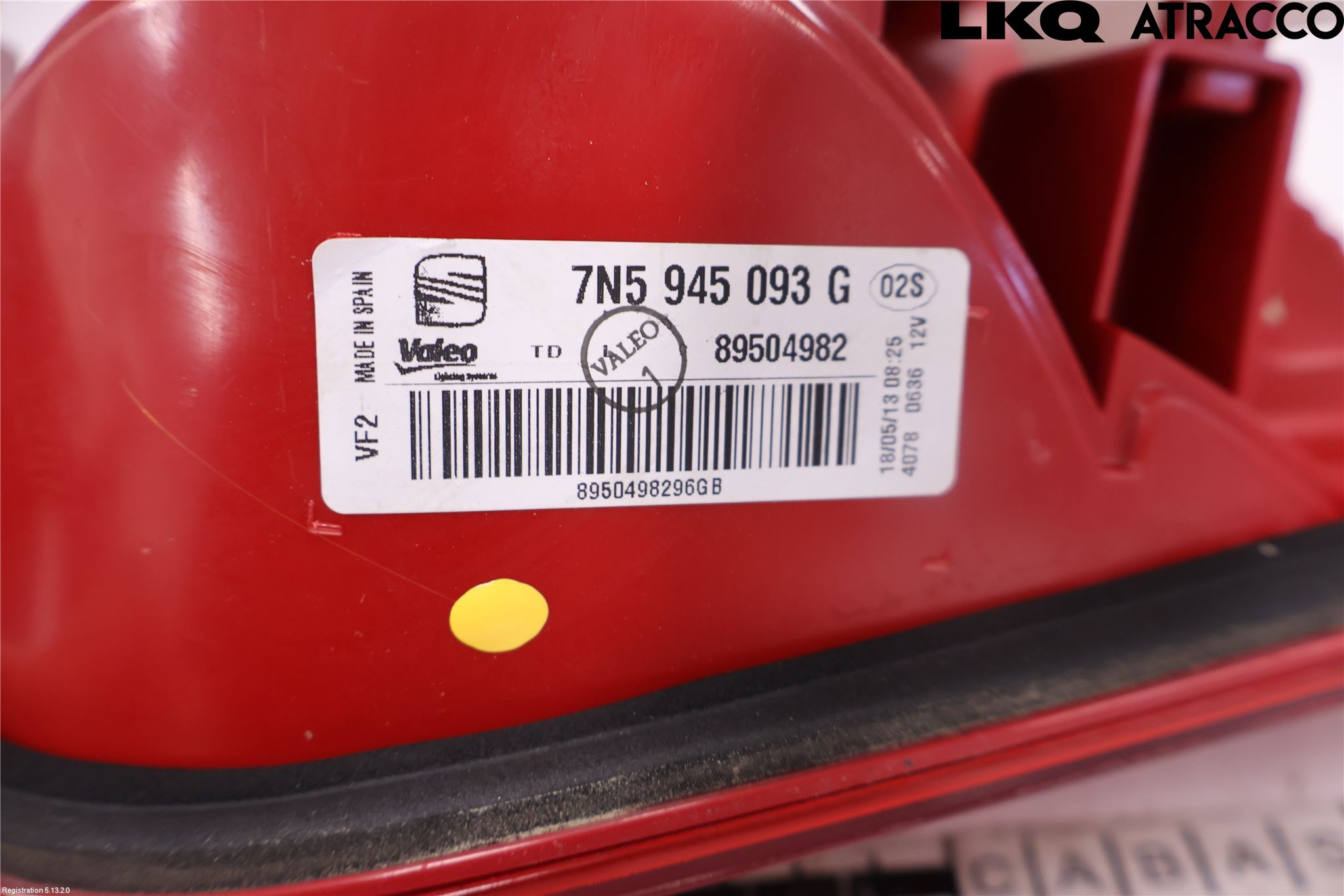 Seat ALHAMBRA 11- Bakljus Lucka Vä
