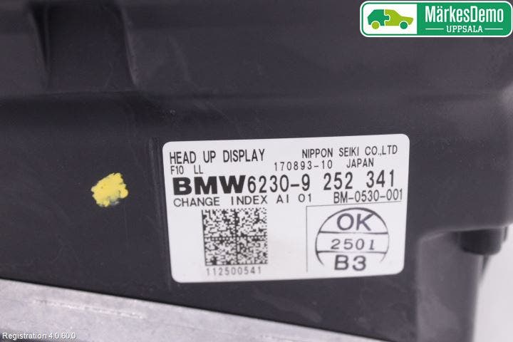 BMW 5 F10/F11/F18 09-17 Bildskärm