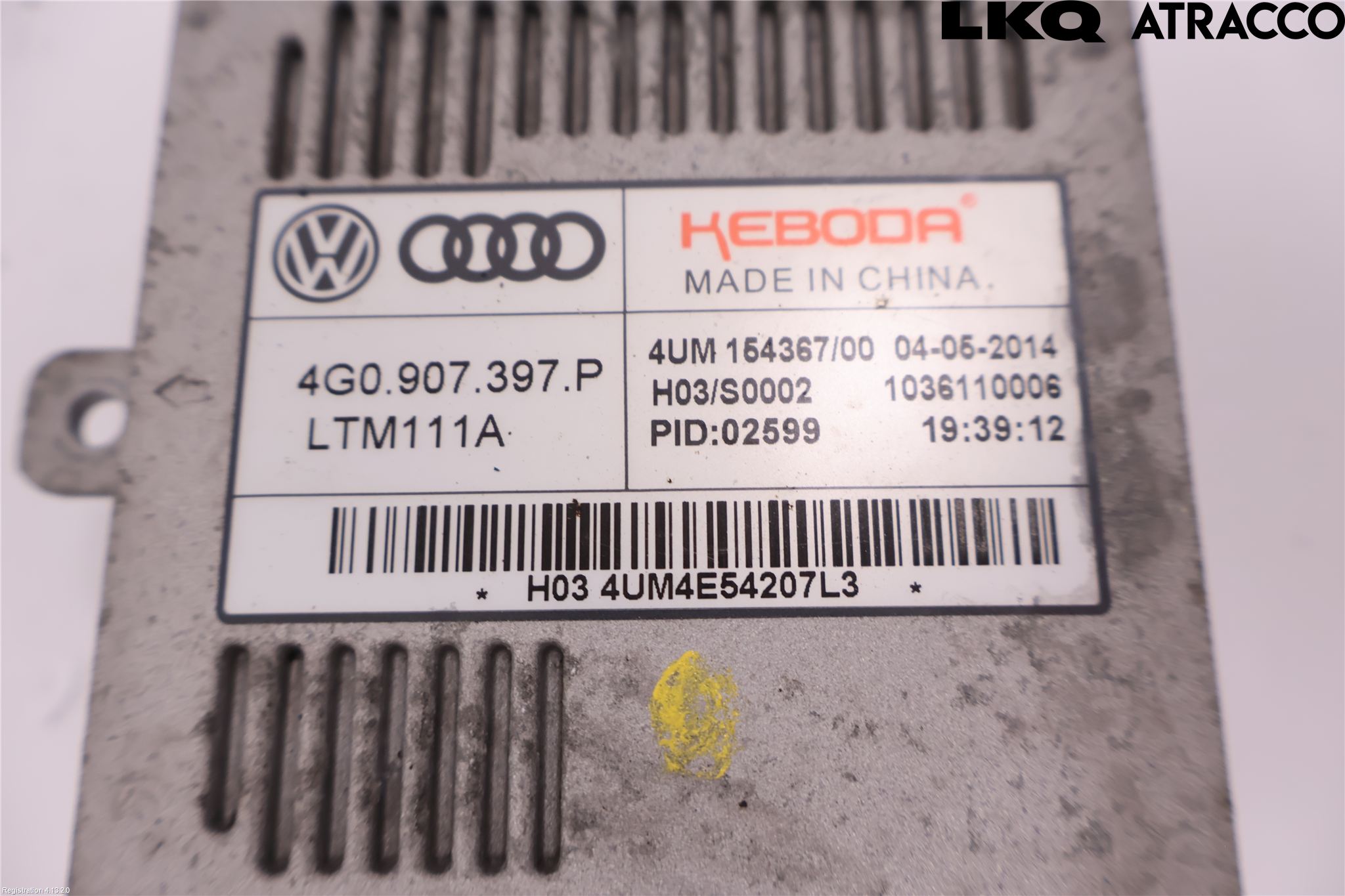 Audi A6/S6 4G 11-18 Styrenhet Strålkastare