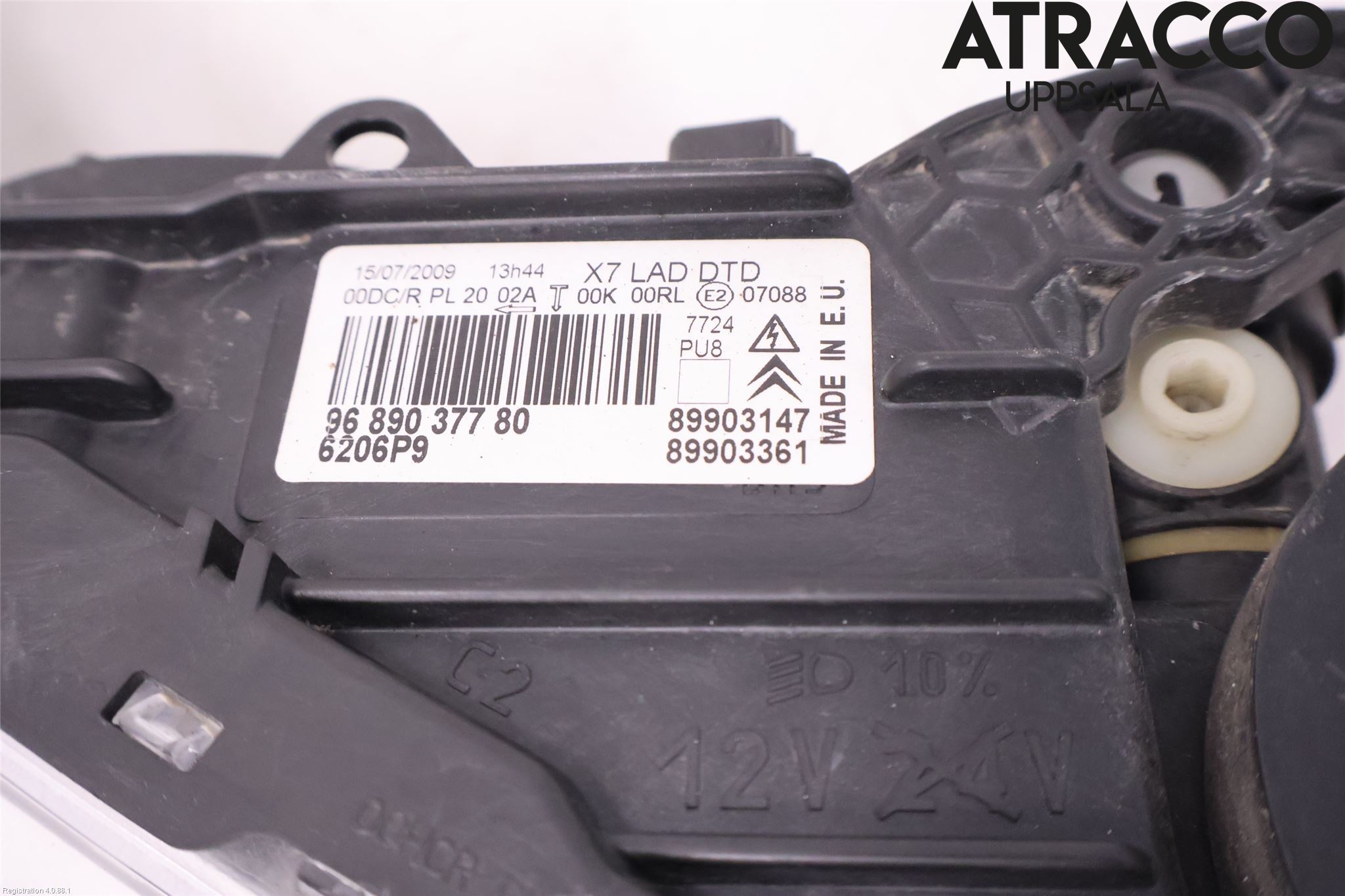 Citroen C5 08-17 Strålkastare Höger