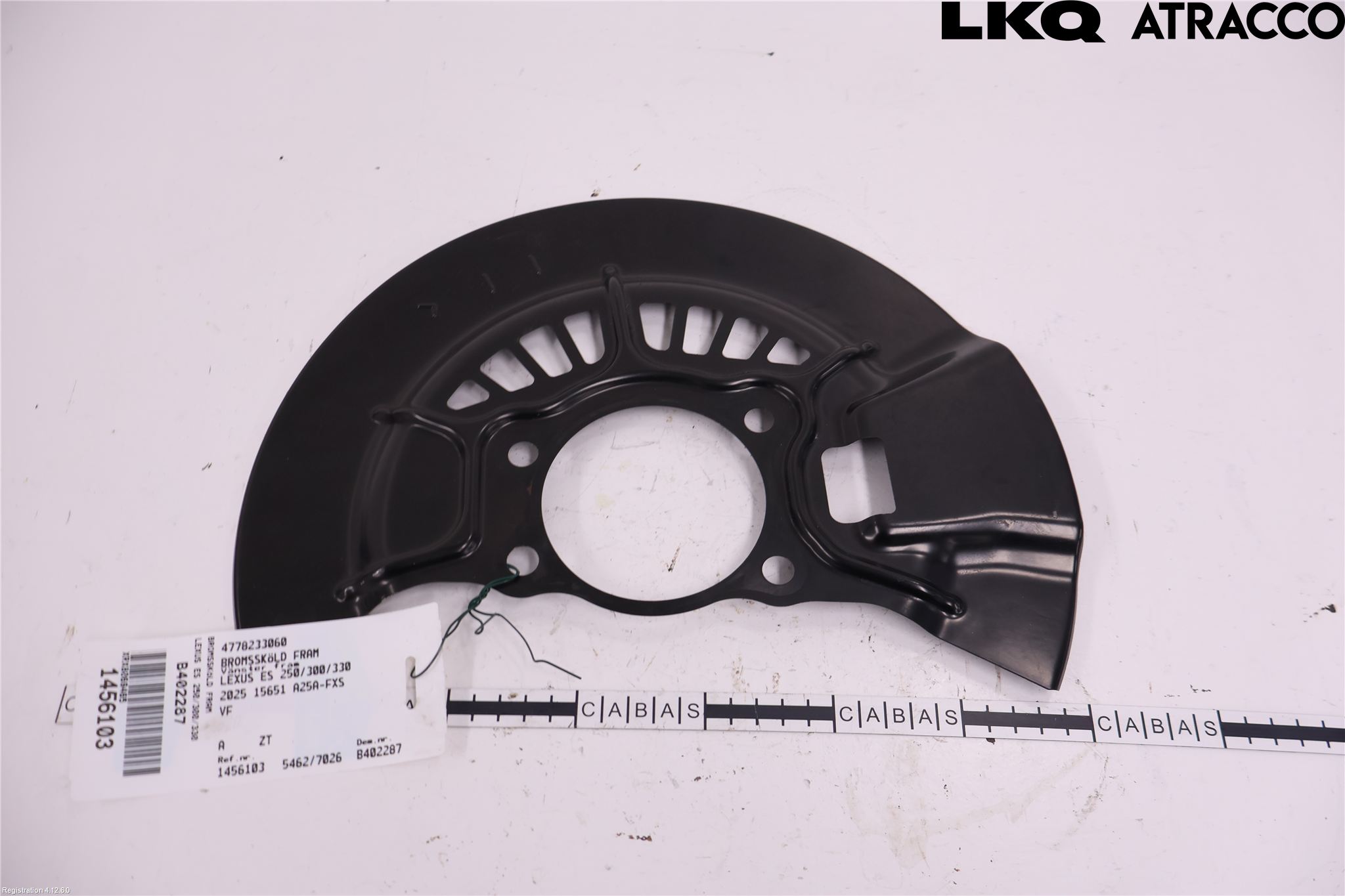 Lexus ES 250/300/330 Bromssköld Fram