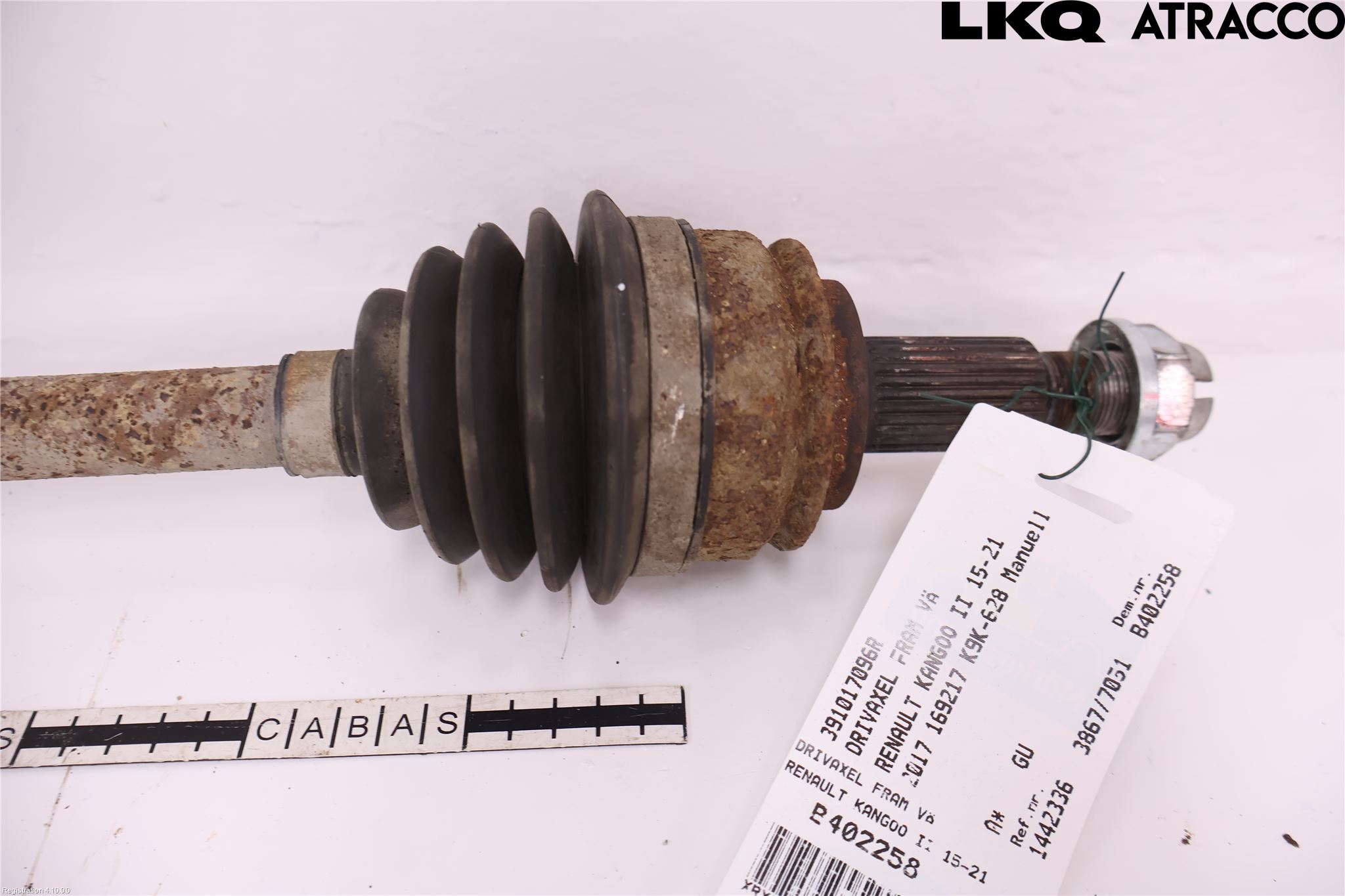 Renault KANGOO II 08-14 Drivaxel Fram Vänster