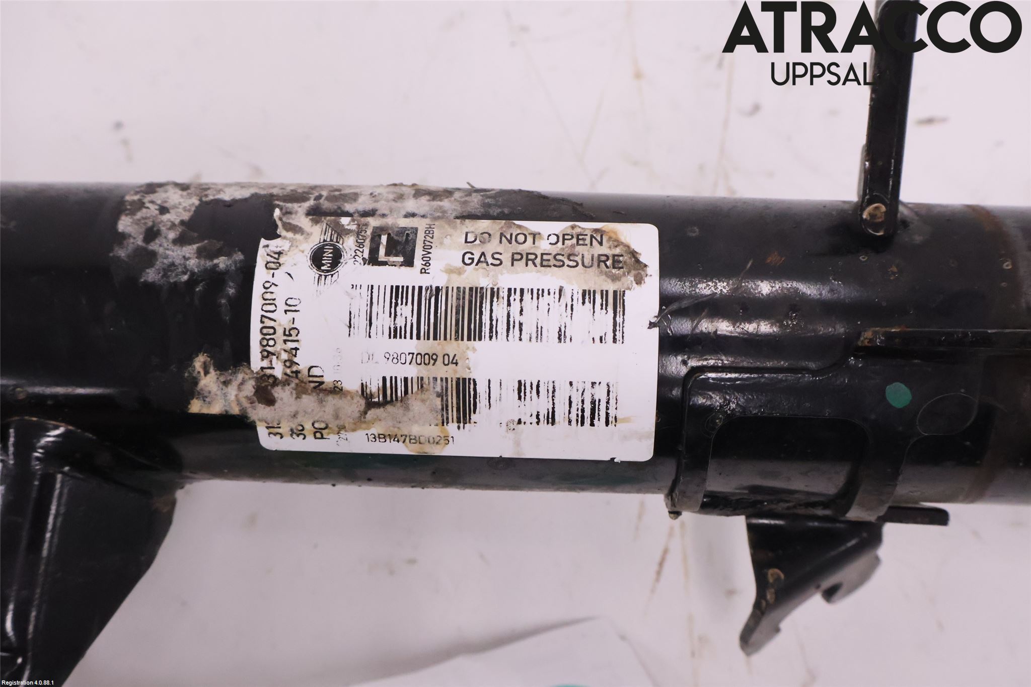 Mini PACEMAN R61 12-17 Fjäderben Fram Vänster