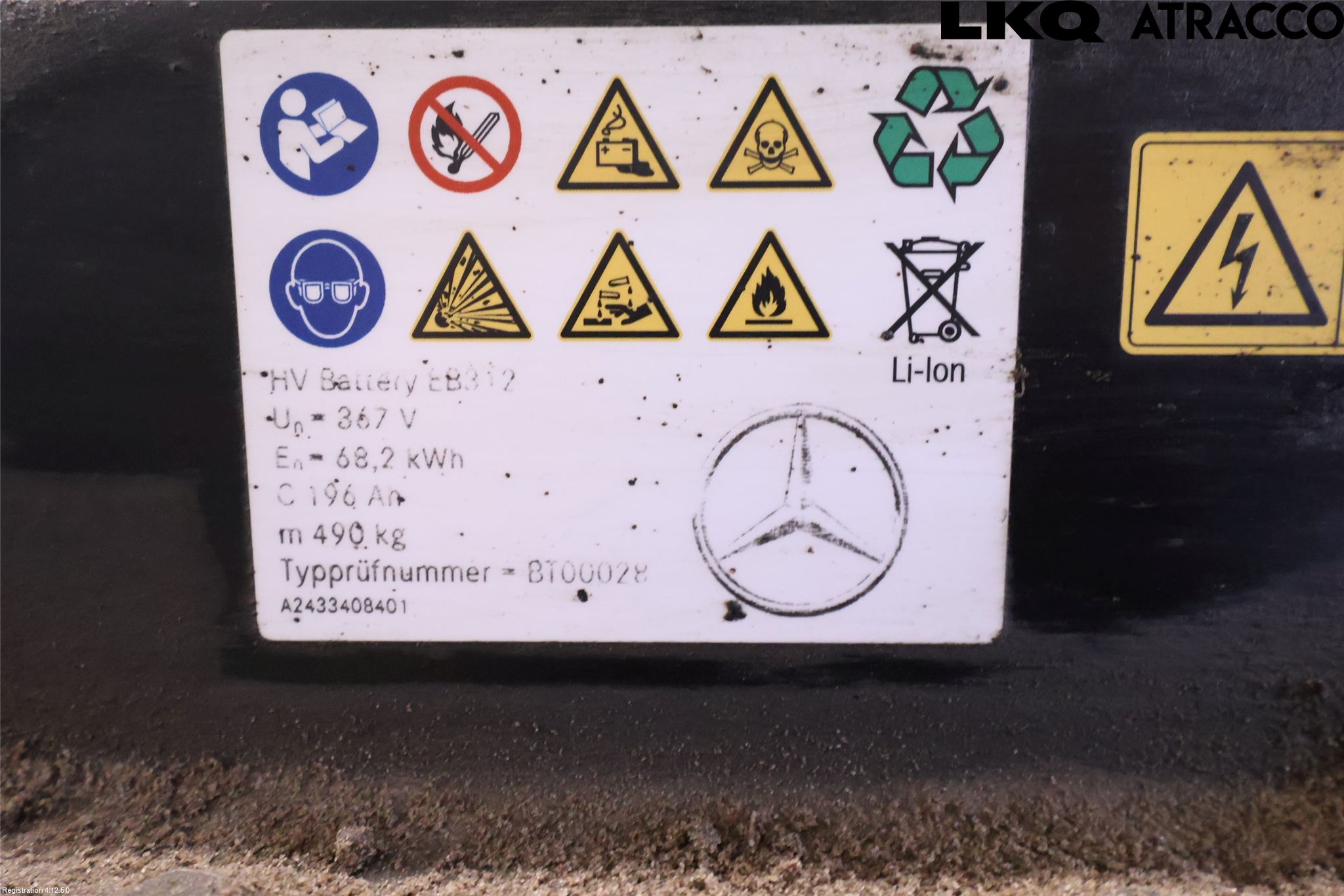 Mercedes-Benz MB EQB (X243) 22- Batteri Högspänning