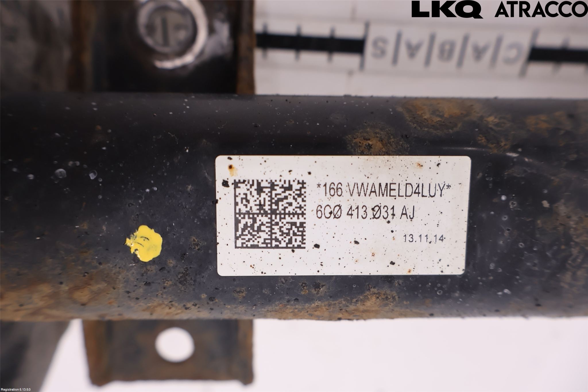 Volkswagen VW POLO 10-17 Fjäderben Fram Vänster
