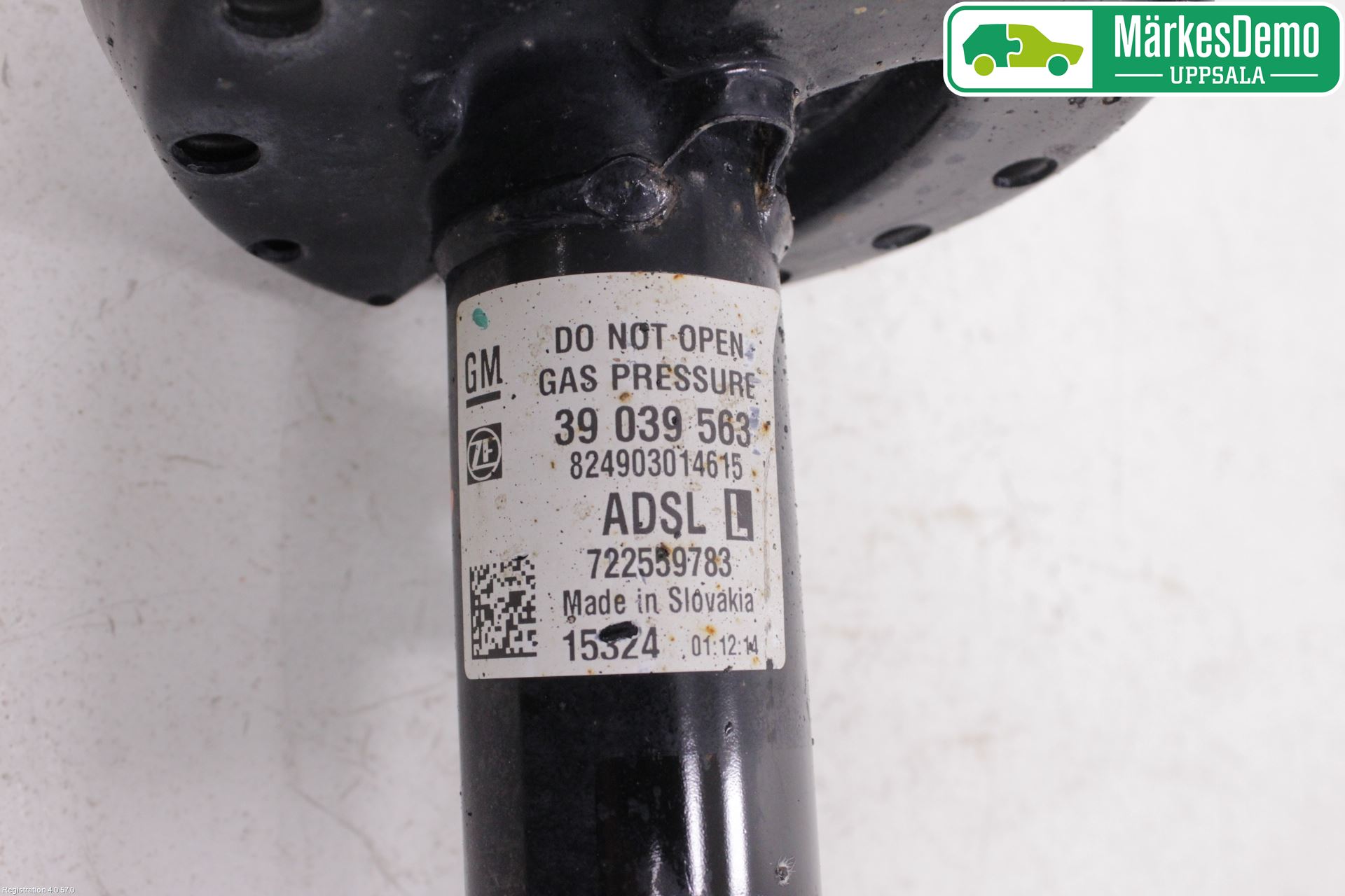 Opel ASTRA K 16-22 Fjäderben Fram Vänster