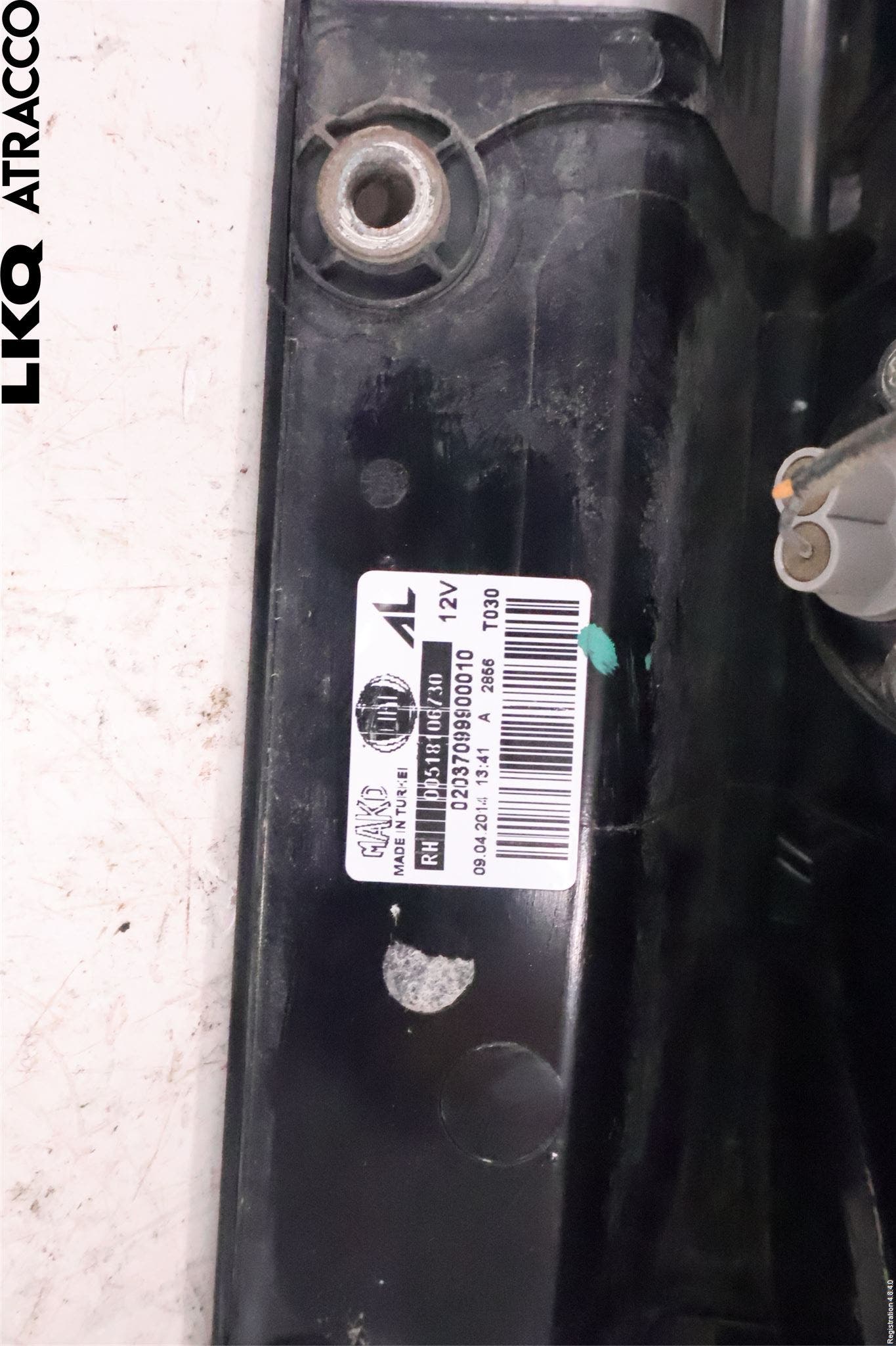 Fiat DOBLO CARGO Bakljus Höger