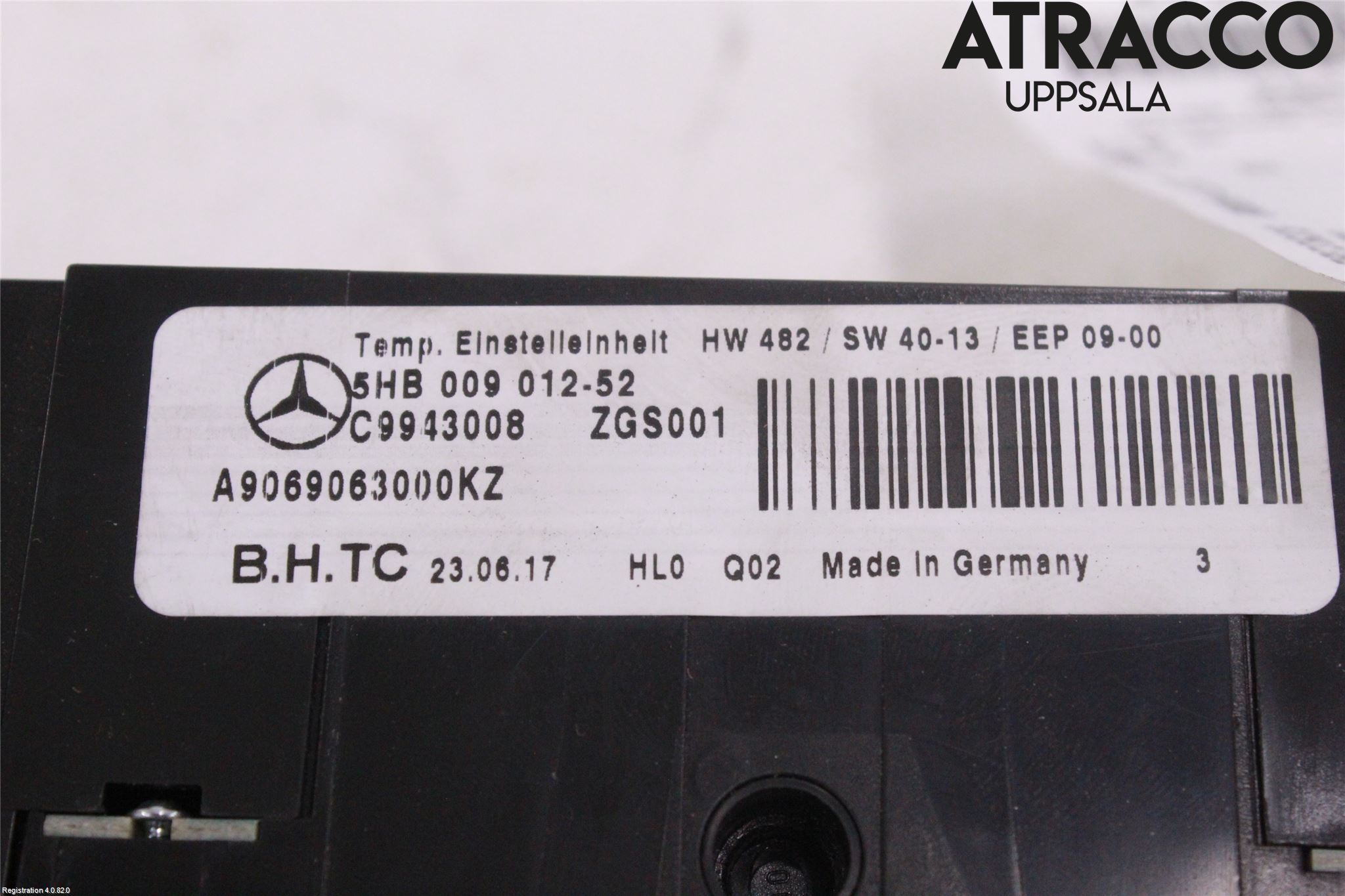 Mercedes-Benz MB SPRINTER (W906) 06-18 Ac Styrenhet Ac Manöveren