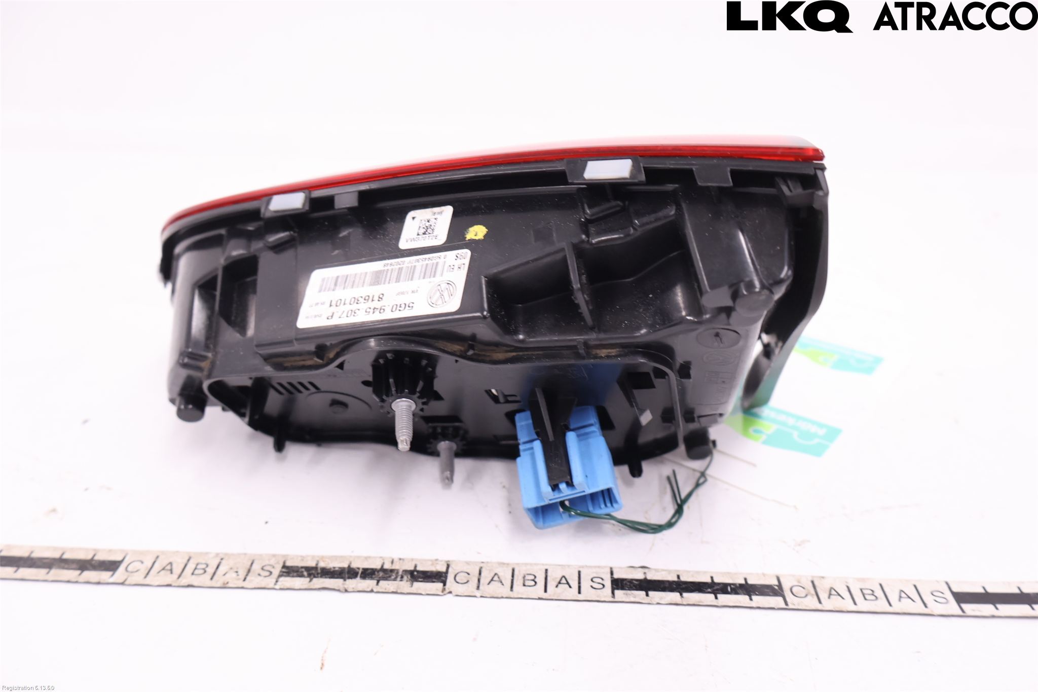 Volkswagen VW GOLF / E-GOLF VII 13-20 Bakljus Lucka Vä