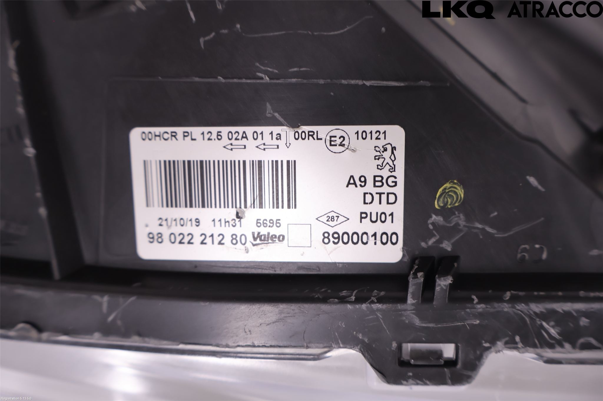 Peugeot 208 12-15 Strålkastare Höger