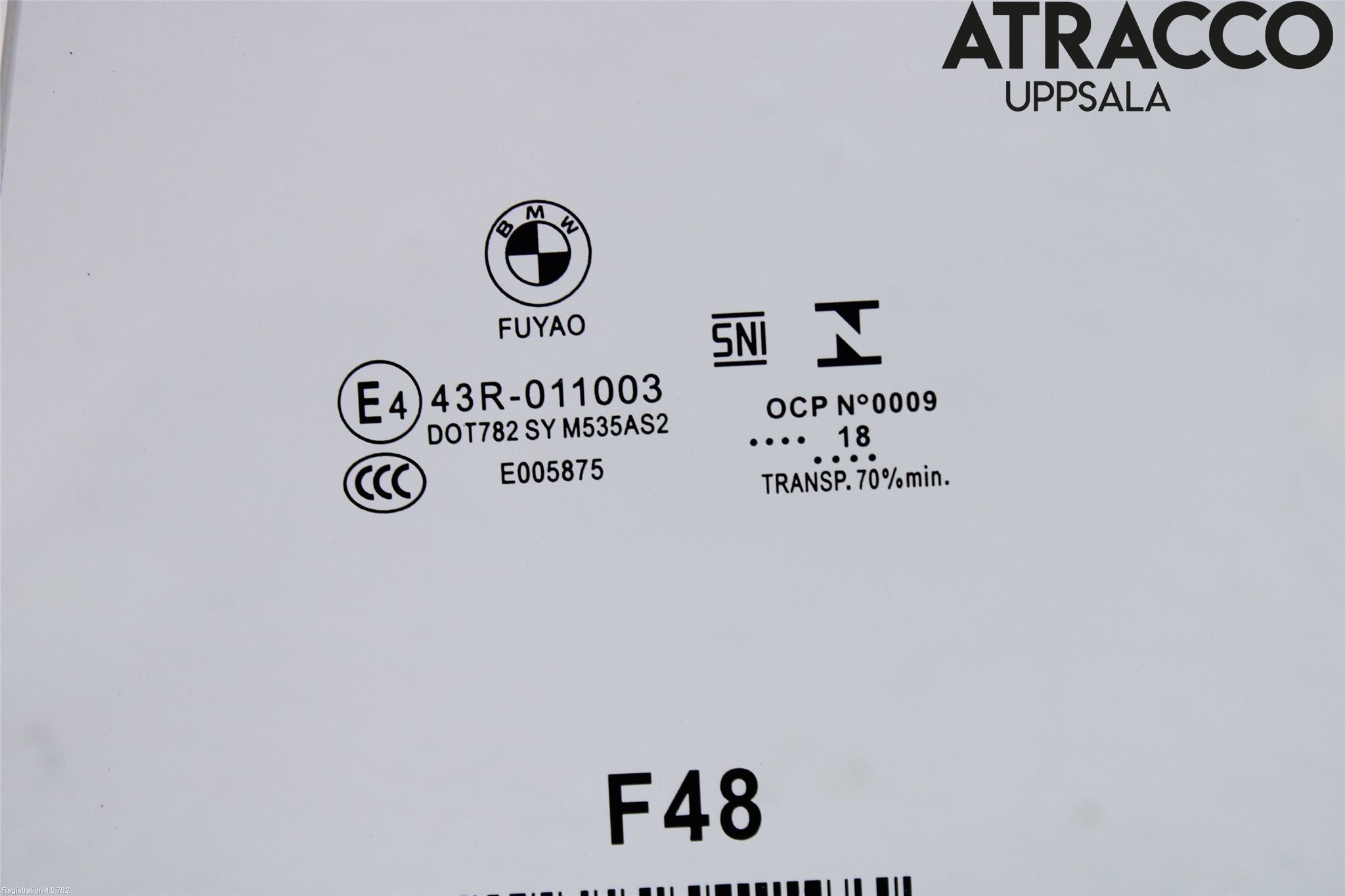 BMW X1 F48 15-22 Dörruta Bak Vänster