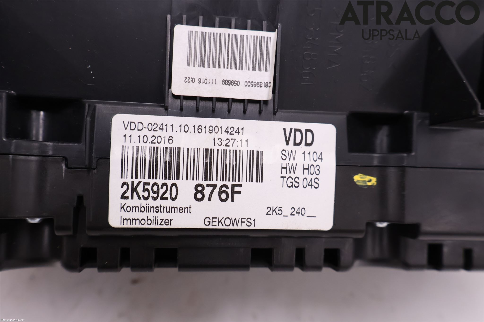 Volkswagen VW CADDY 16-20 Instrument Komb