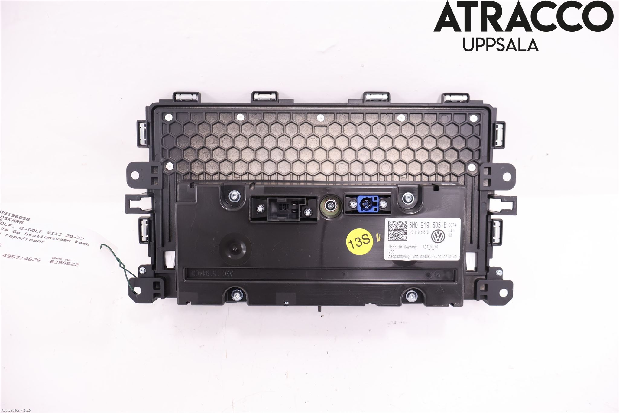 Volkswagen VW GOLF / E-GOLF VIII 20- Bildskärm