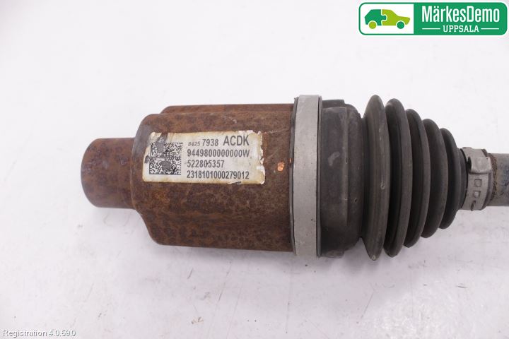 Opel INSIGNIA 17- Drivaxel Fram Höger
