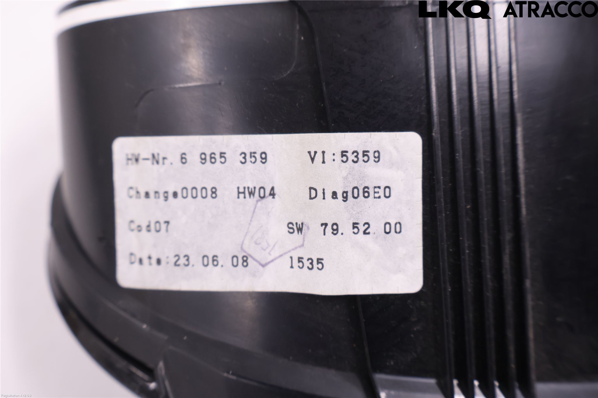 BMW 5 E60/61 Sed/Tou 02-10 Instrument Komb