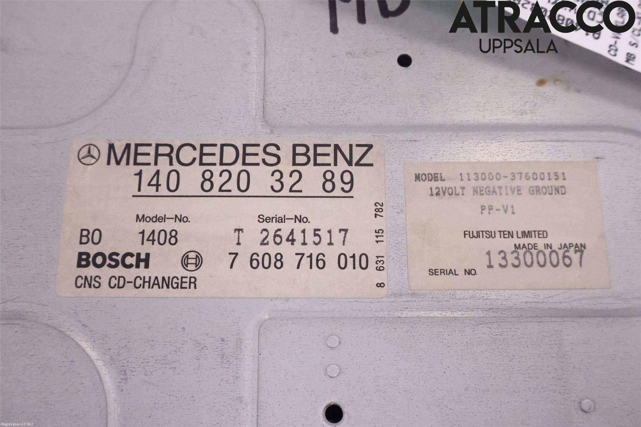 Mercedes-Benz MB S/CL-KLASS (W140) 91-98 Cd Växlare